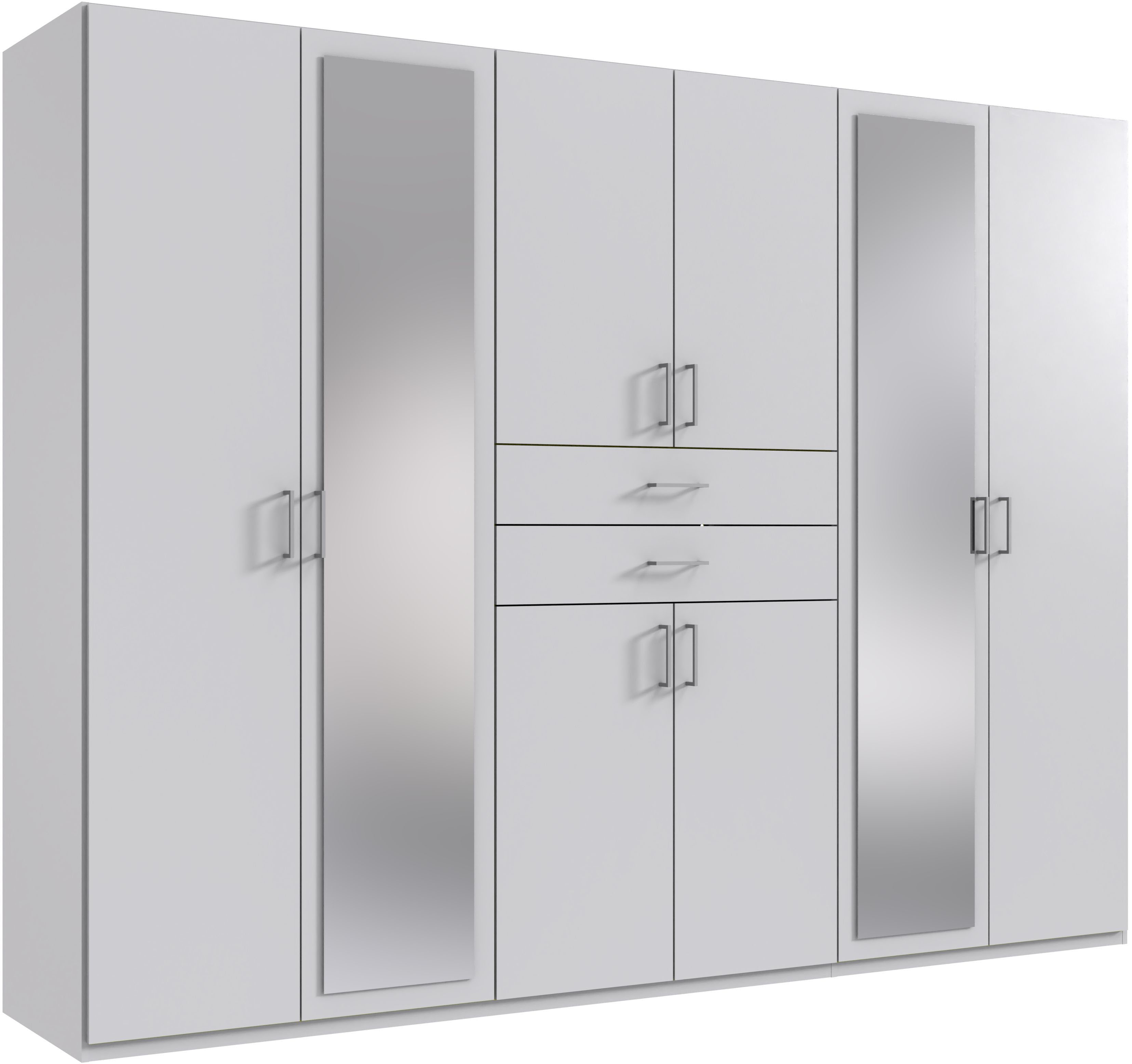 Wimex Kleiderschrank "Diver Drehtürenschrank mit Spiegel, in der Breite 270cm" Bestseller Schlafzimmerschrank wahlweise 3 Innenausstattungen