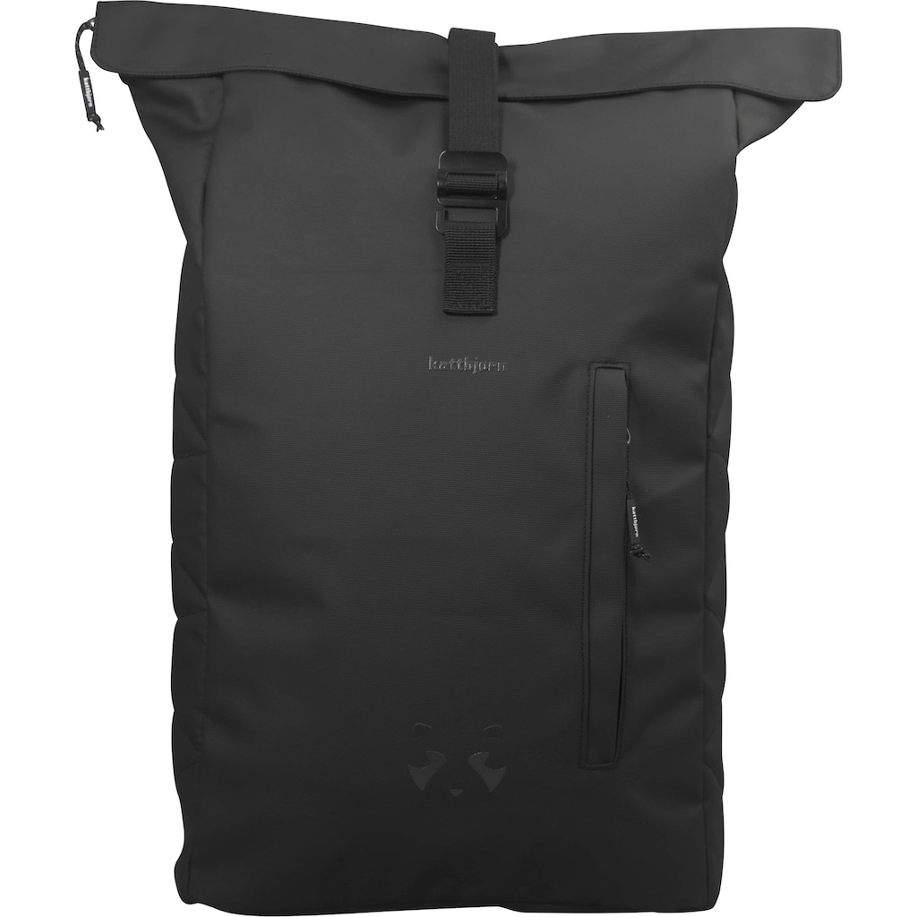 KATTBJØRN Laptoprucksack »Rolltop, Black«