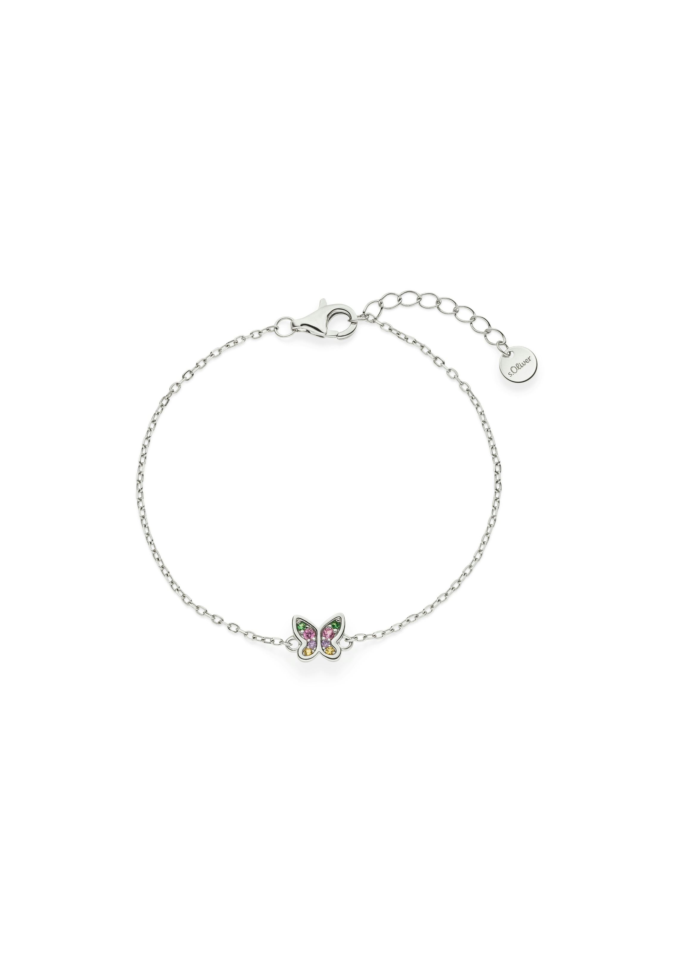 s.Oliver Armband »Butterfly, Schmetterling-Design« mit Zirkonia (synth.)