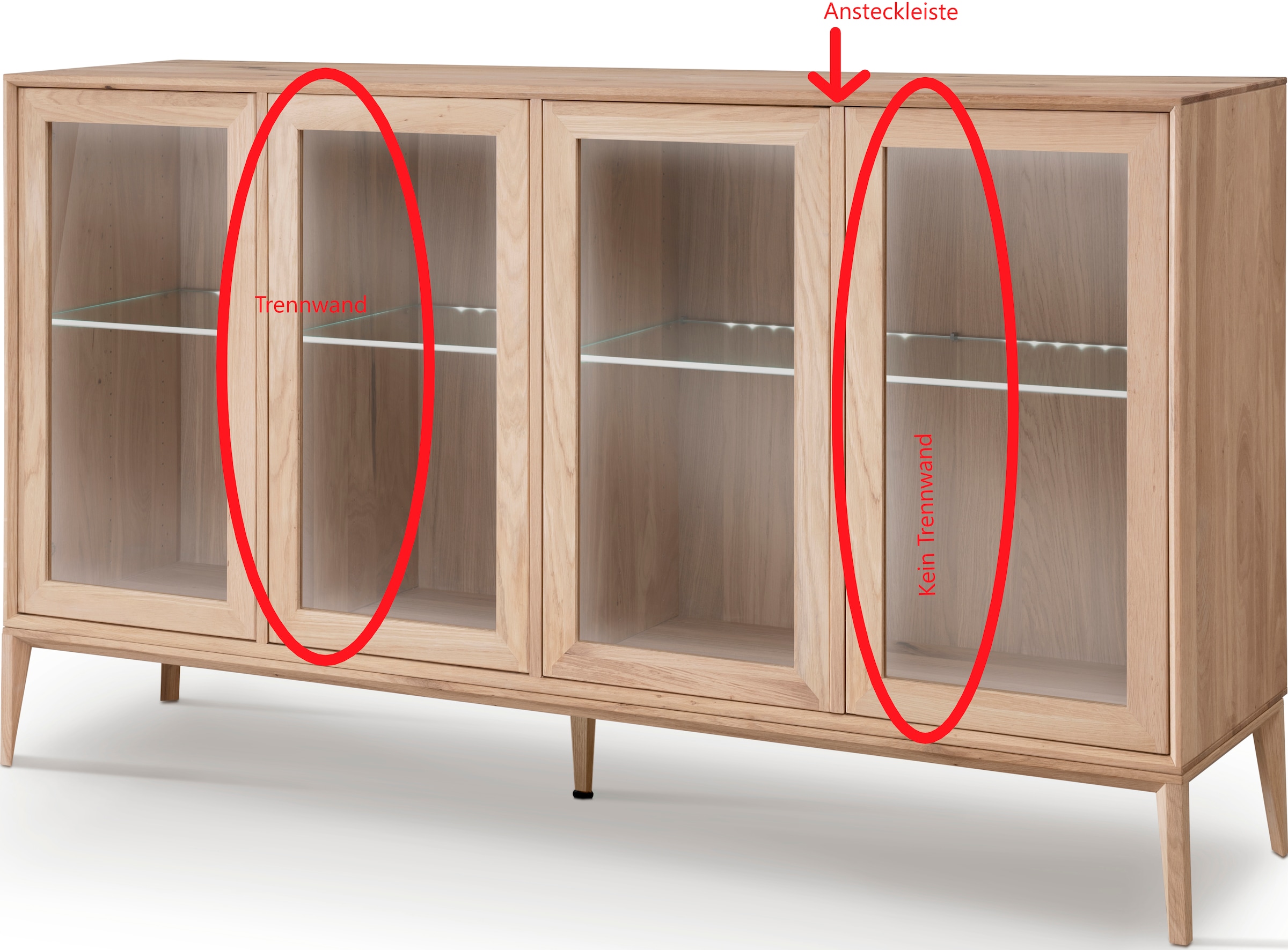 Home affaire Sideboard »Koda«, Schubladen und Türen mit push to open funktion