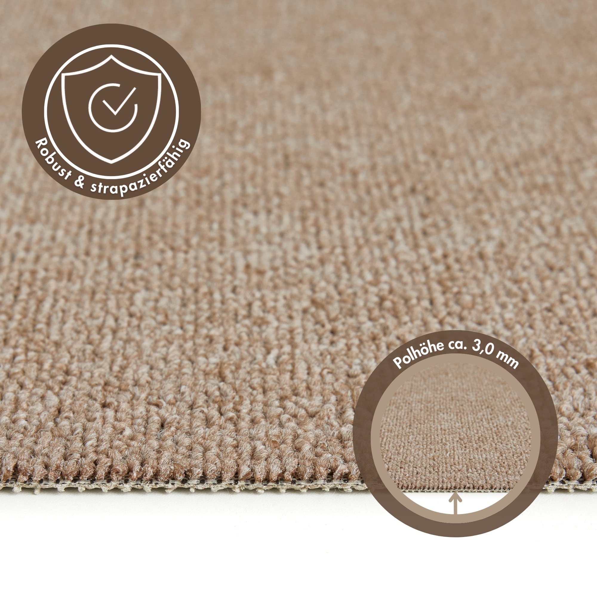 ANDIAMO Barbara Fine Loop Carpet Beige 200x300cm 3
