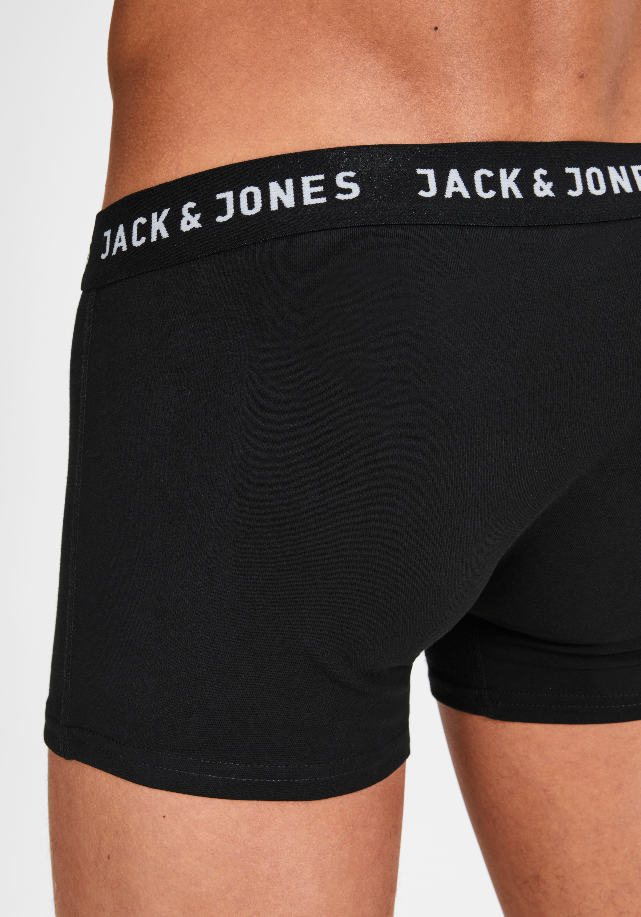 Jack & Jones Boxer »JACHUEY TRUNKS 5 PACK NOOS«, (Packung, 5 St.), mit Logobündchen