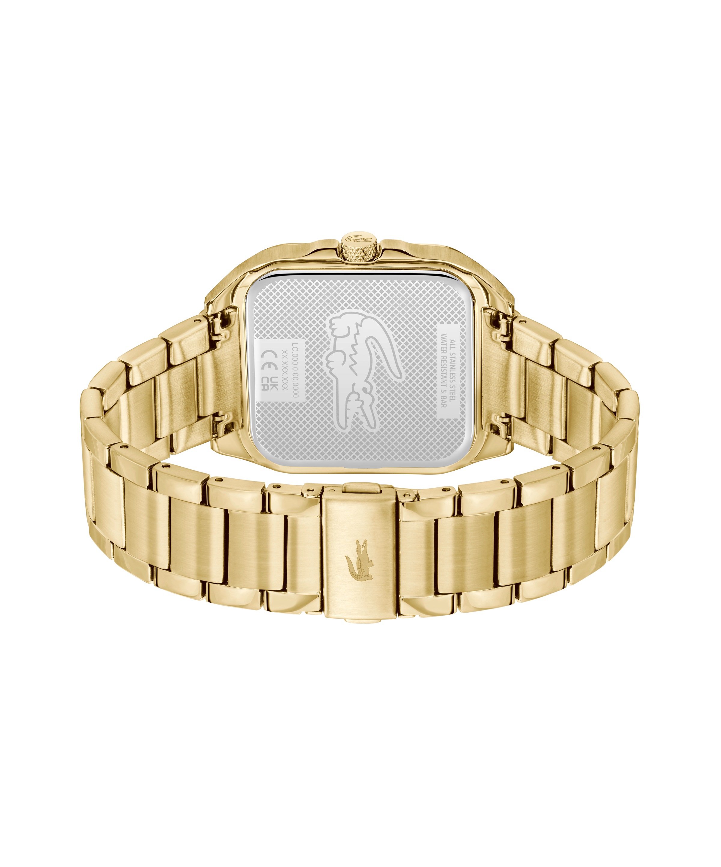 Lacoste Quarzuhr »LACOSTE.12.12 UP« Armbanduhr, Herrenuhr, Edelstahlarmband, analog
