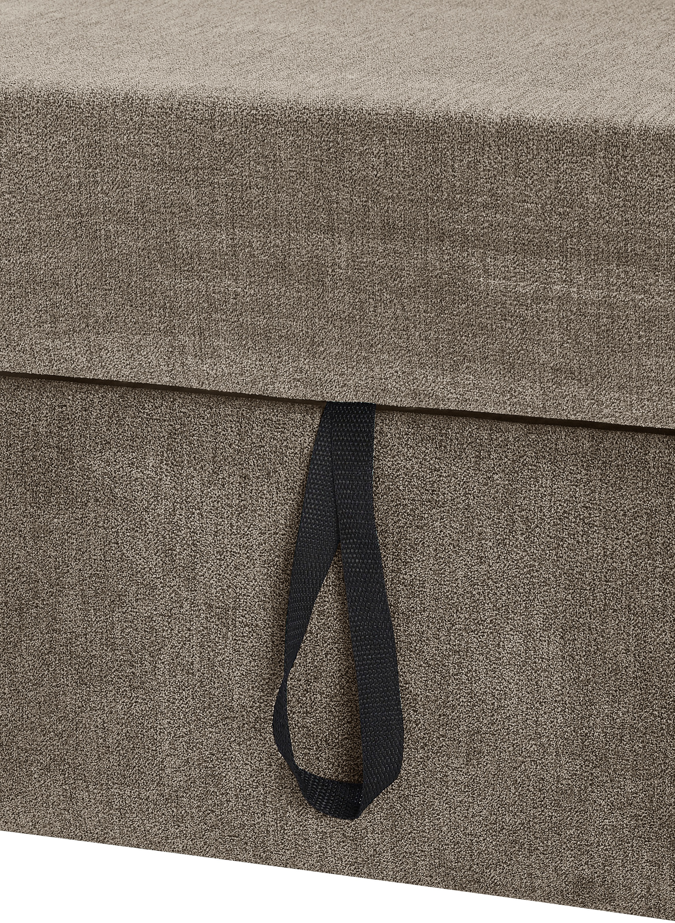 DOMO collection Ecksofa »Pegnitz, elegante Rückensteppung, zeitlose Formensprache, L-Form«, wahlweise mit Bettfunktion
