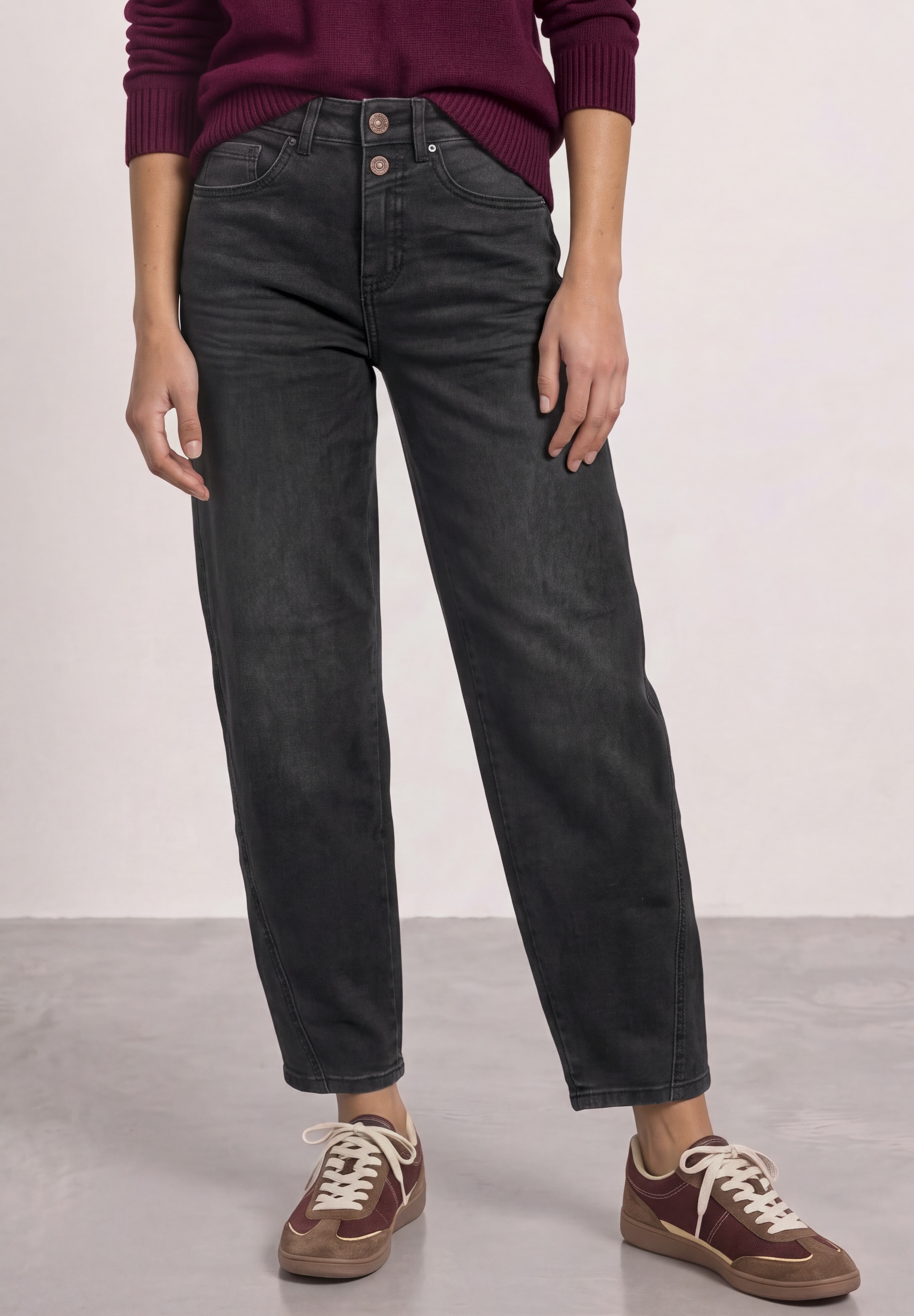 STREET ONE Loose-fit-Jeans High Waist