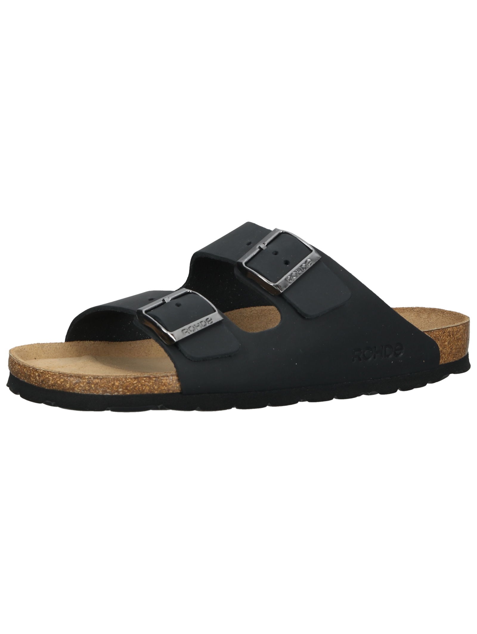ROHDE Herren Hausschuh "Rohde Hausschuhe Leder", Gr. 46schwarz, Leder, Schuhe