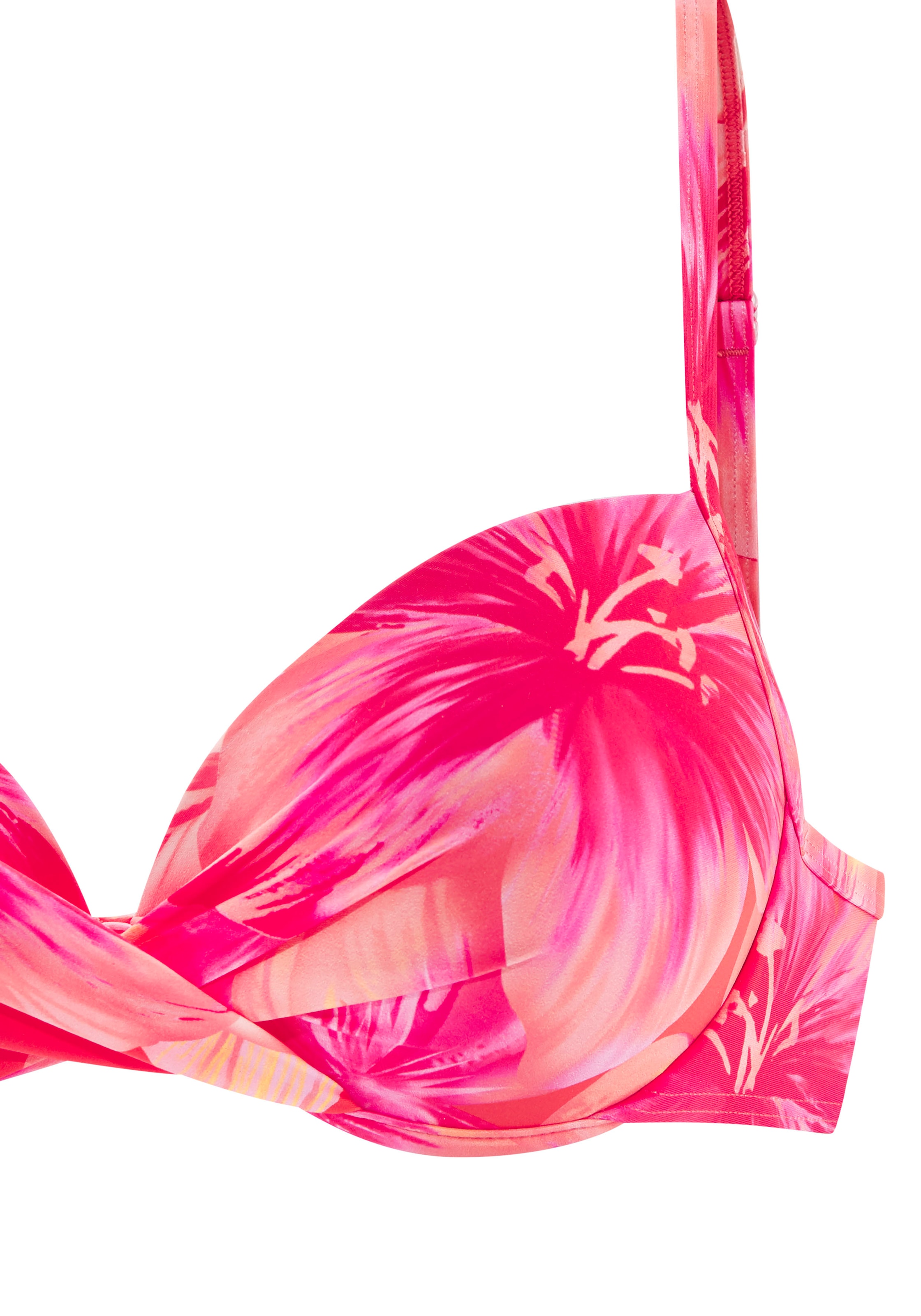 s.Oliver Push-Up-Bikini-Top »Jayce«, mit Blumenprint