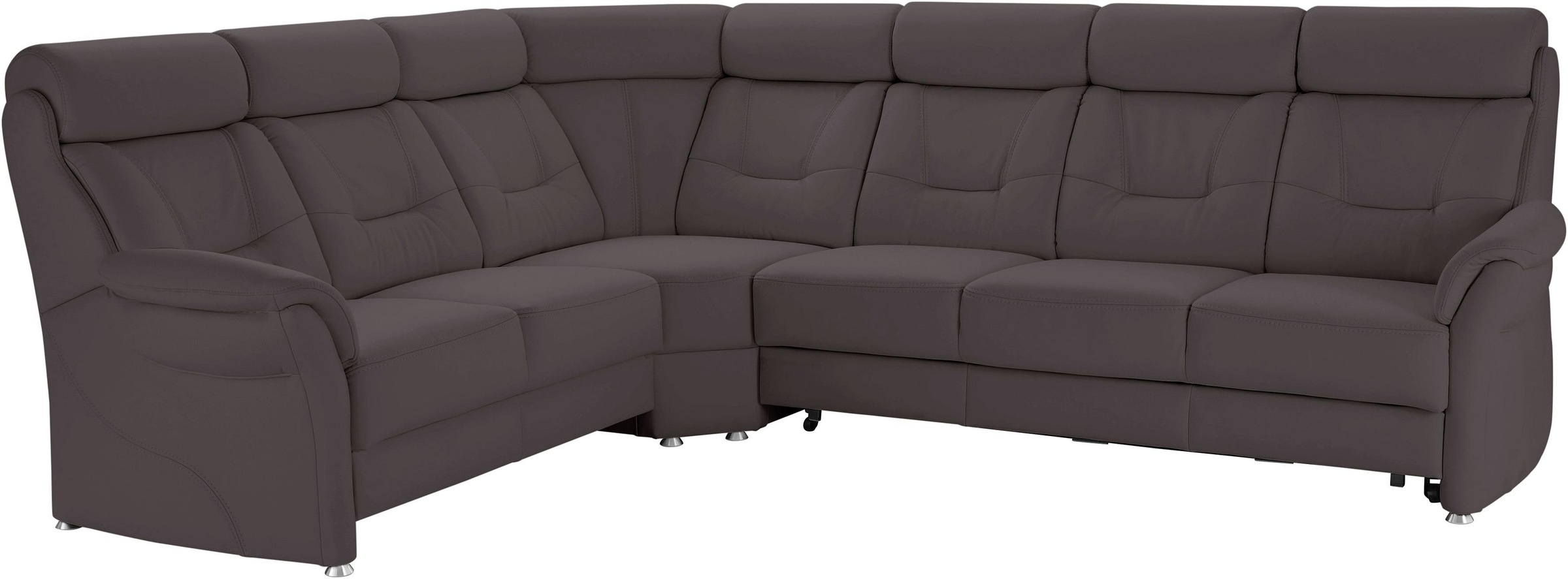 Places of Style Ecksofa »Sardinien L-Form«, mit Kopfteilverstellung, wahlweise mit Bettfunktion