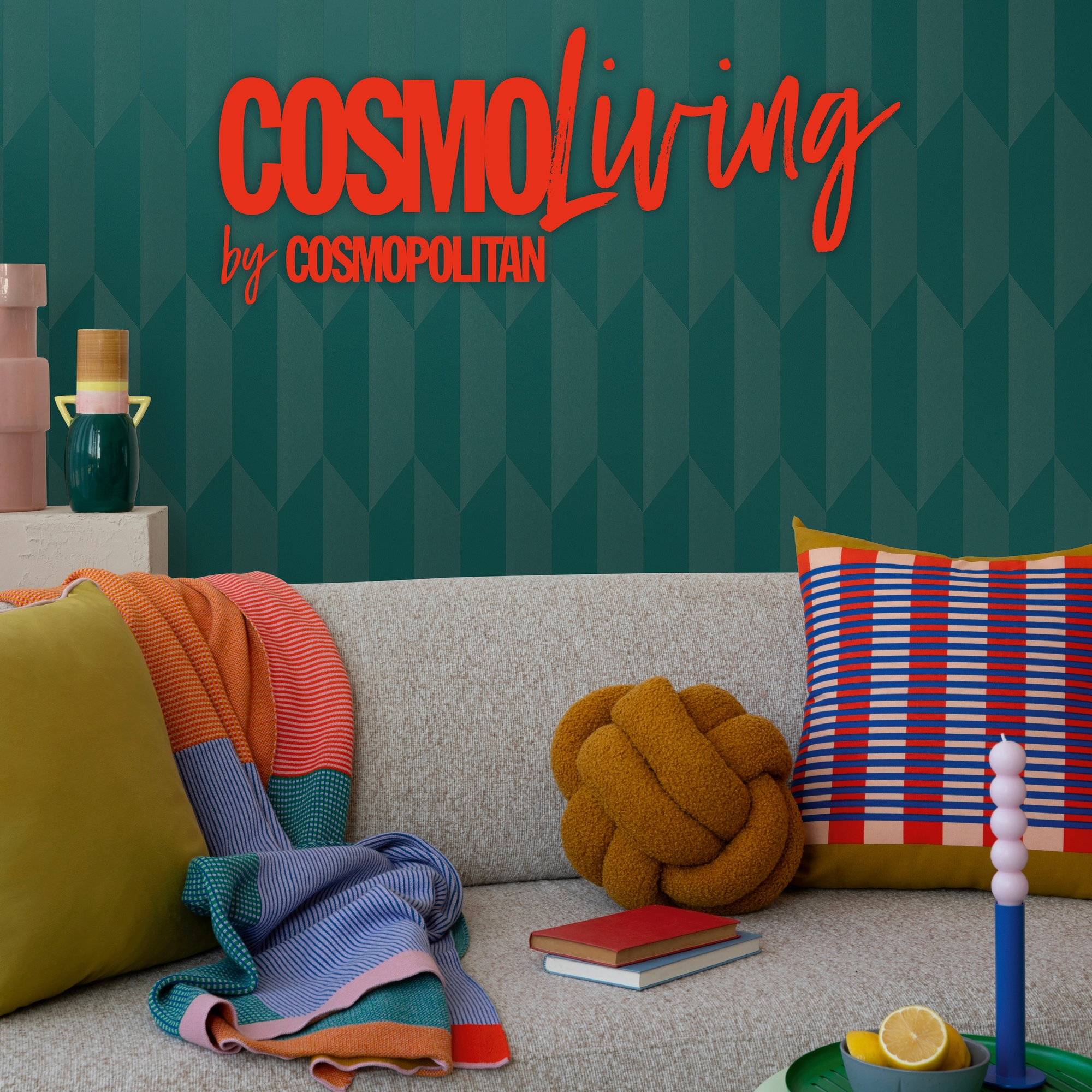CosmoLiving by Cosmopolitan Vliestapete »Graphic Groove-Playful Tapete« glänzend strukturiert Geometrisches Design mit modernem 3D-Effekt
