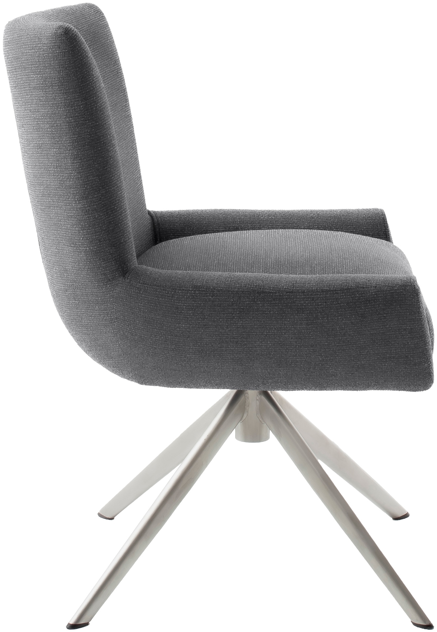 MCA furniture 4-Fußstuhl »WILSON Esszimmerstuhl, Armlehnstuhl, Polsterstuhl, modern«, (Set), 2 St., Leder, Stuhl, Armlehnenstuhl, drehbar, Taschenfederkern, belastbar 160 kg,XXL