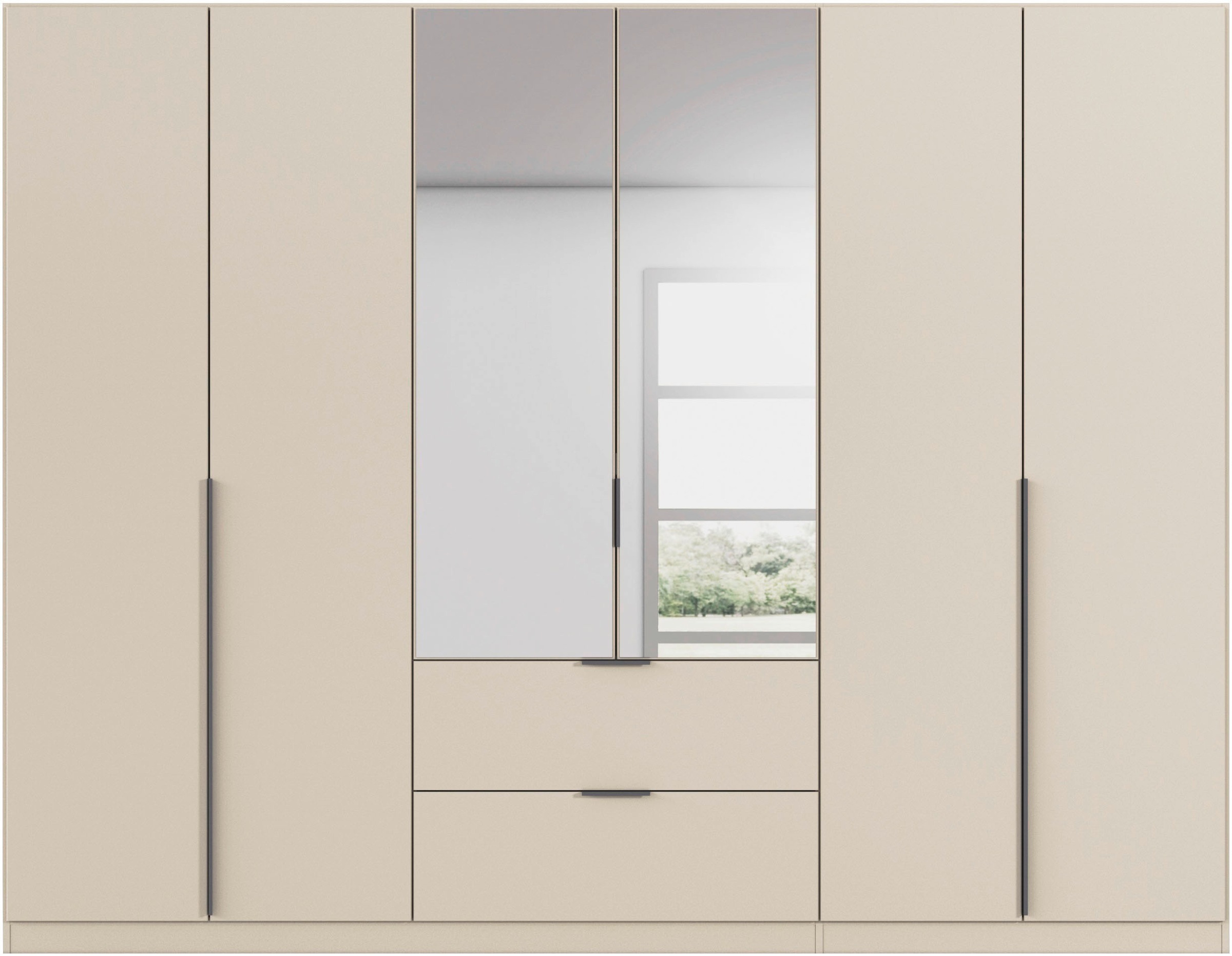 OTTO home Drehtürenschrank "Kleiderschrank Schrank Garderobe AGORDO mit Dek günstig online kaufen