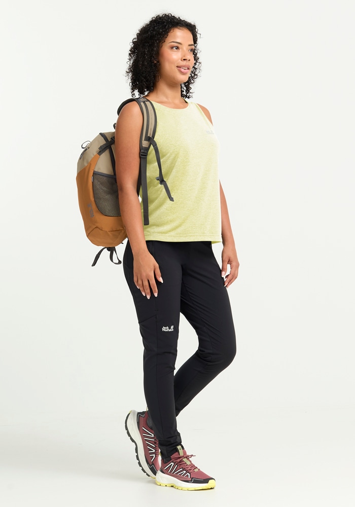 Jack Wolfskin Tanktop »WILDTRAIL TANK TOP W« sportlicher Stil, ohne Verschluss, mit Rundhalsausschnitt