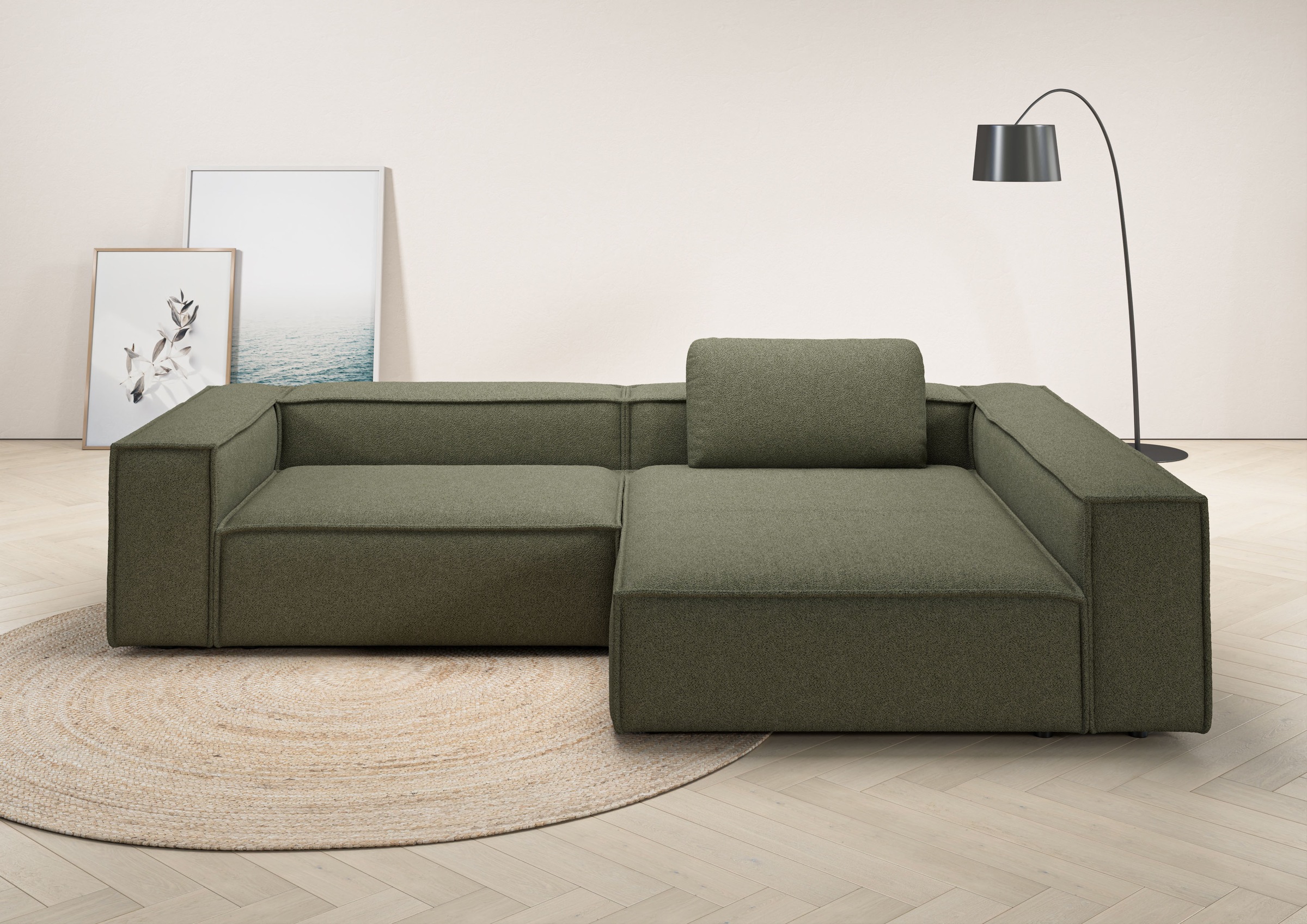 PLACES OF STYLE Ecksofa "Watertown, moderne XXL L-Form, 306 cm breit" Komfo günstig online kaufen