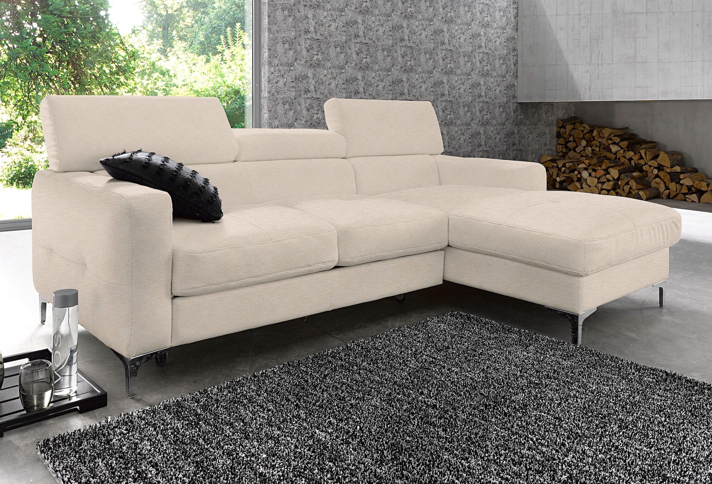 COTTA Polstergarnitur "Sammy L-Form", (Set), Set bestehend aus: Ecksofa mit günstig online kaufen