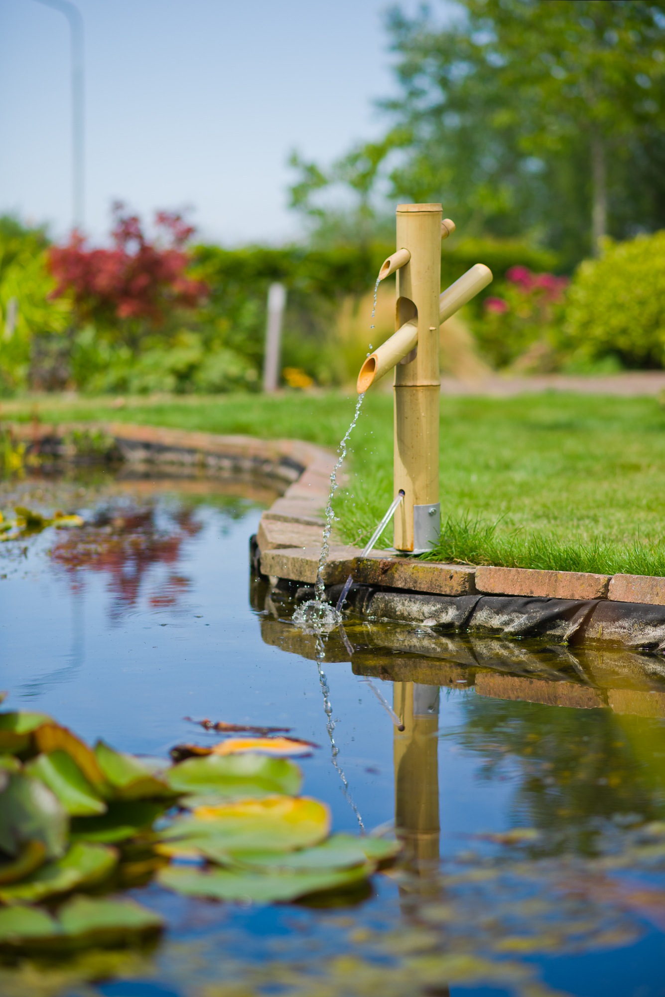 Ubbink Wasserspiel "Bamboo Tumbler II" Naturbambus günstig online kaufen