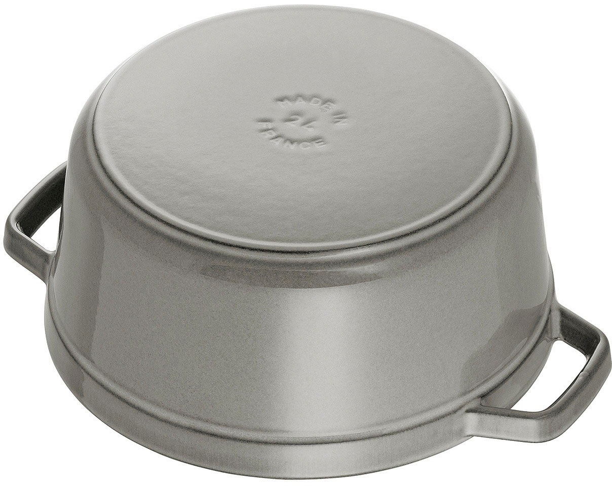 STAUB Bräter »Cocotte«, Gusseisen, (1 tlg.), robust, langlebig, perfekte Hitzeverteilung, Aromaregen-Deckel