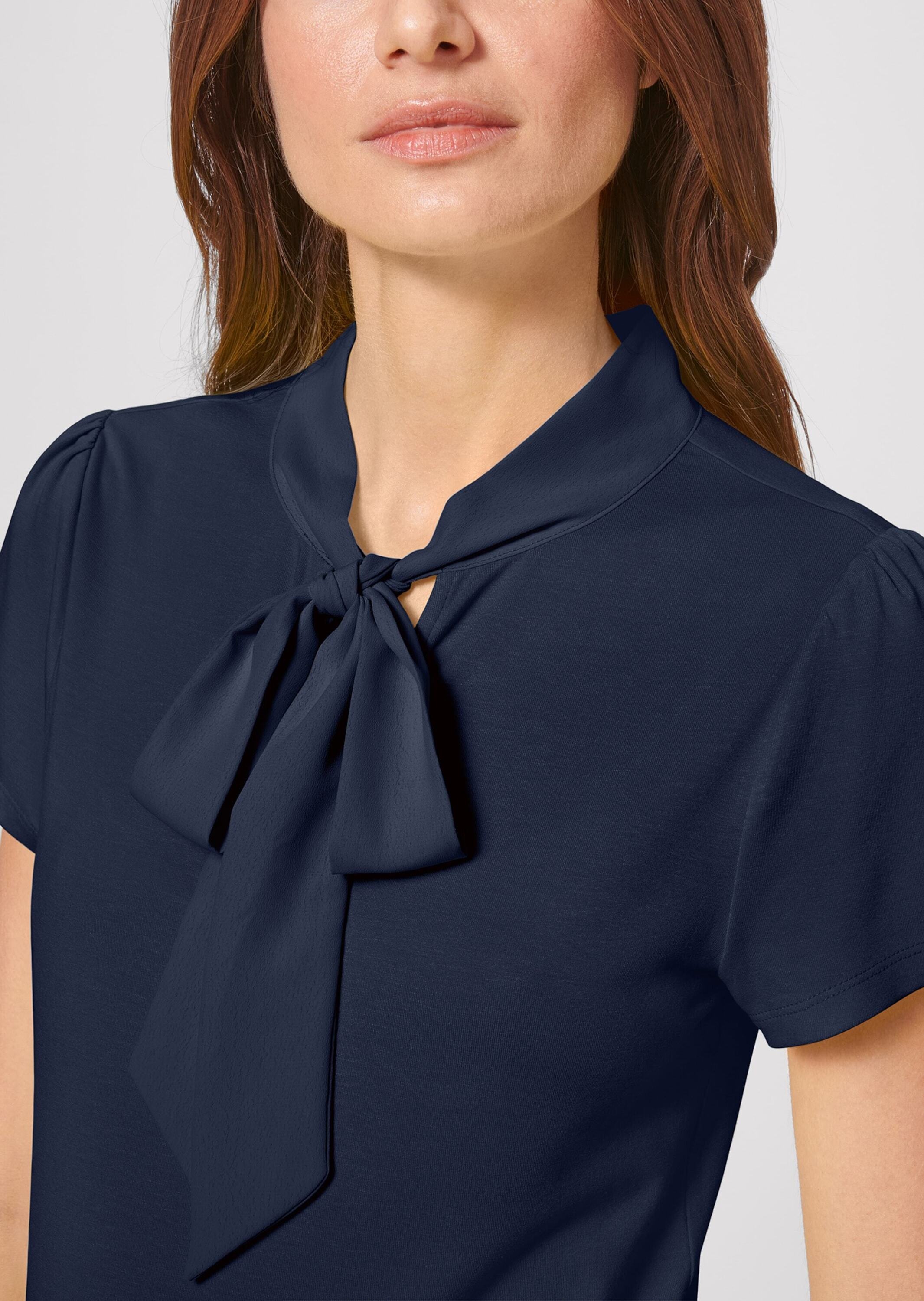 MADELEINE Kurzarmshirt »Shirt Edel-Shirt mit Schluppe«