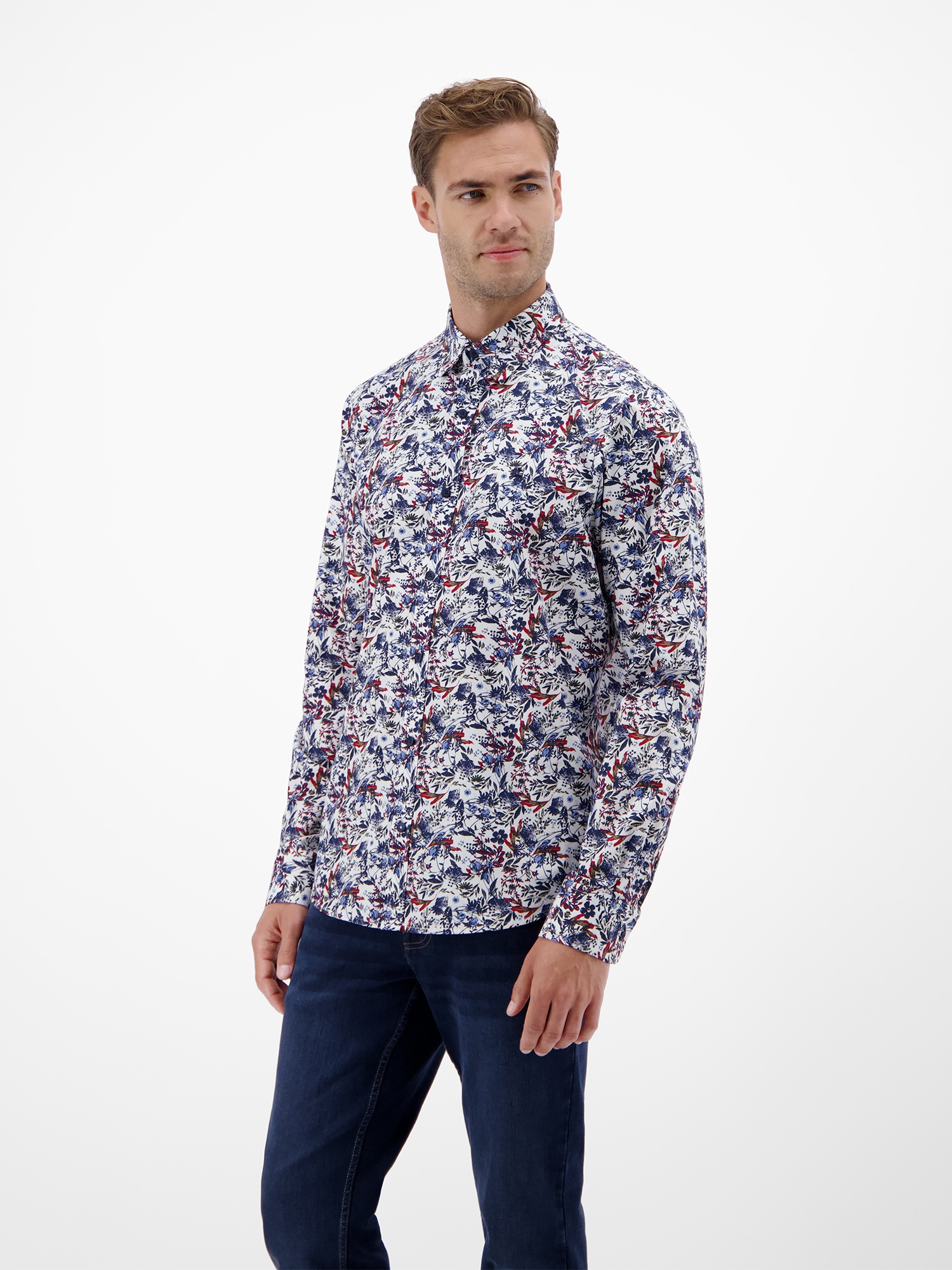 Thumbnail - LERROS Langarmhemd "LERROS Modisches Poplinhemd für Herren"