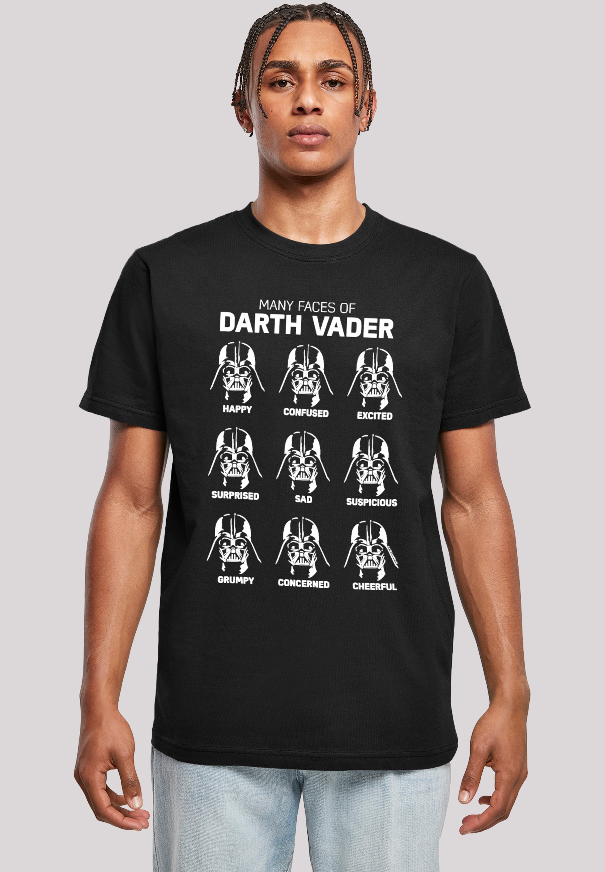 T-Shirt »Star Wars The Many s Of Darth Vader«, Print