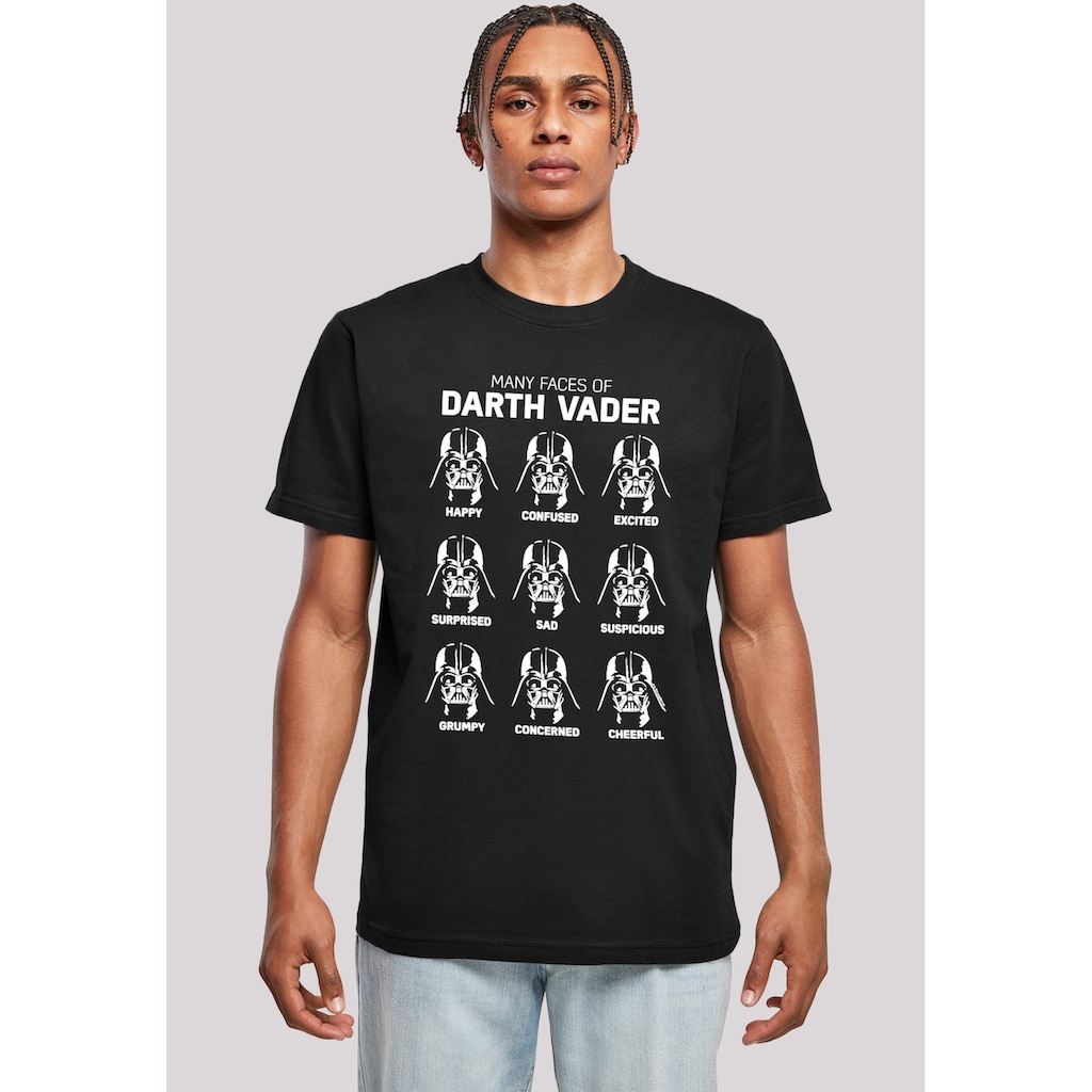 F4NT4STIC T-Shirt »Star Wars The Many s Of Darth Vader«