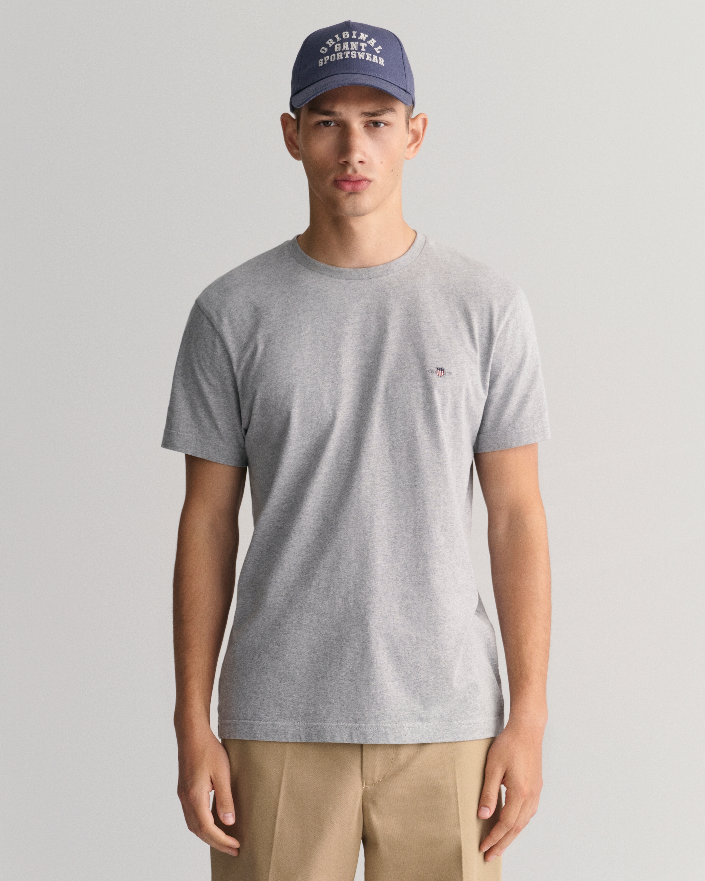 Gant T-Shirt "T-Shirt SLIM SHIELD V-NECK T-SHIRT 1er Pack" günstig online kaufen