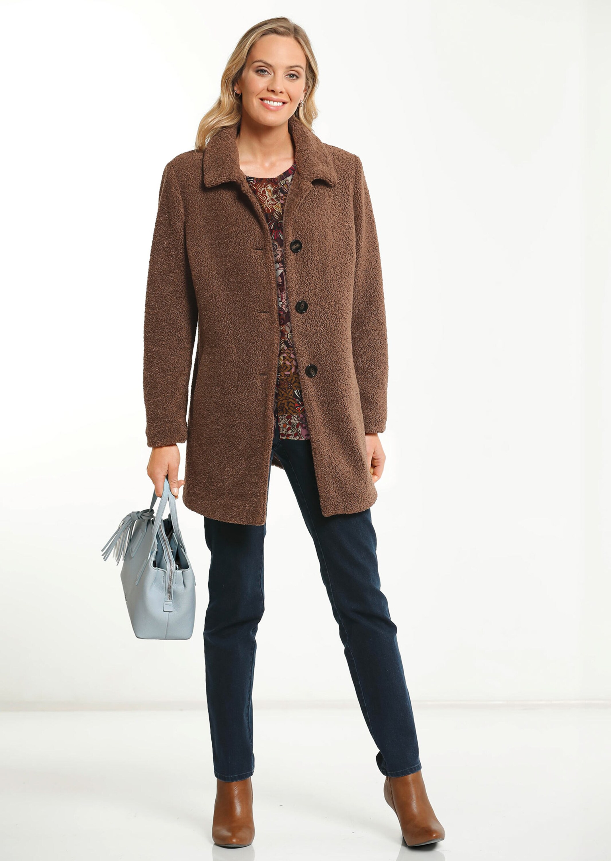 Thumbnail - GOLDNER Langmantel "Eleganter Pelzimitat-Mantel"