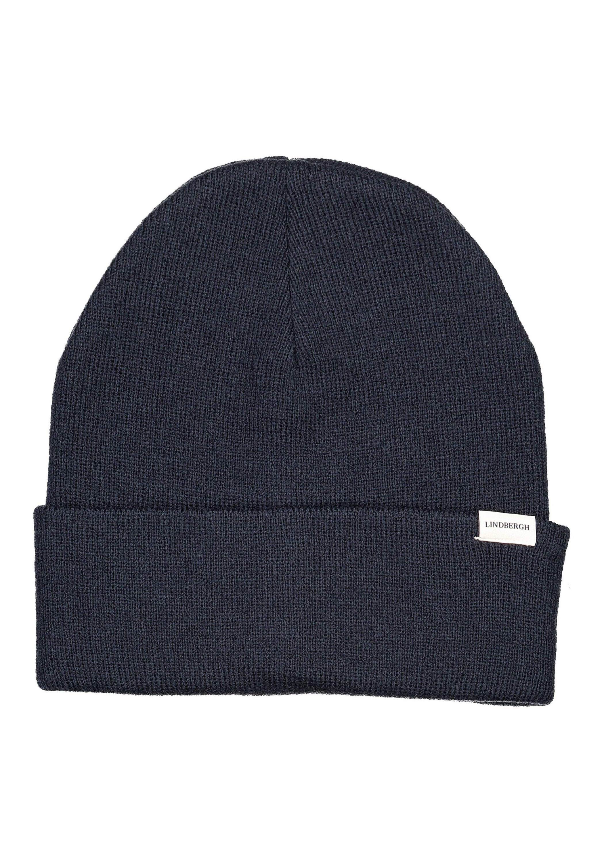 LINDBERGH Herren Beanie "Beanie Onesize", blau, Obermaterial: 100% Polyacryl, Mützen
