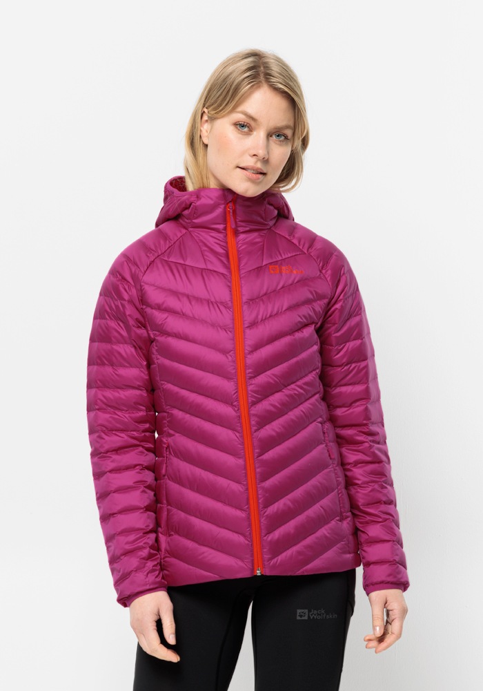 Jack Wolfskin Daunenjacke "PASSAMANI DOWN HOODY W", mit Kapuze