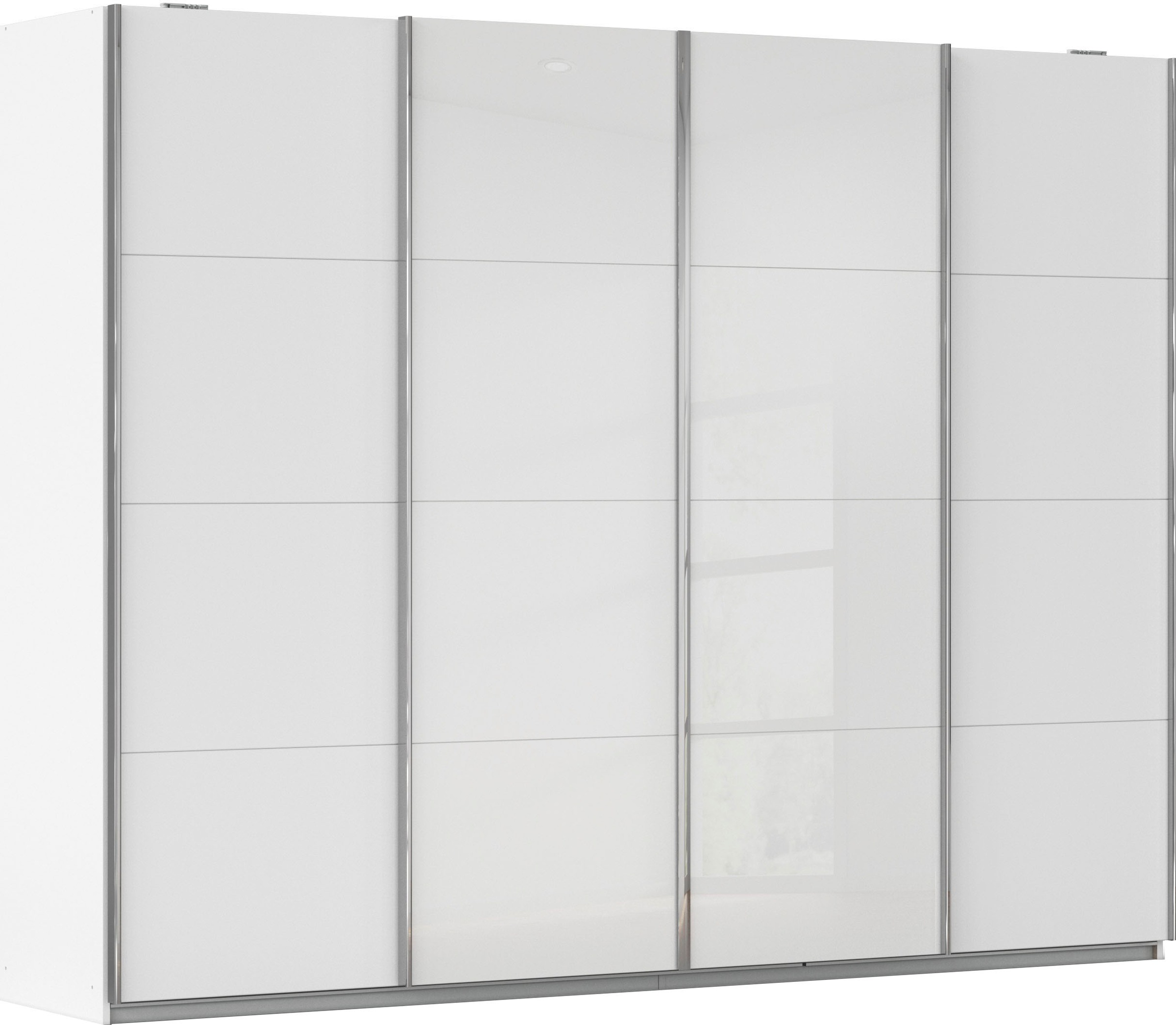 rauch "Kleiderschrank Schrank Garderobe Wäscheschrank Ankleide SYNCRONO" Mitteltüren öffnen parallel, Breiten 271/316/361 cm Höhen 211/230 cm, Mitteltüren mit praktischer Synchron-Öffnung MADE IN GERMANY