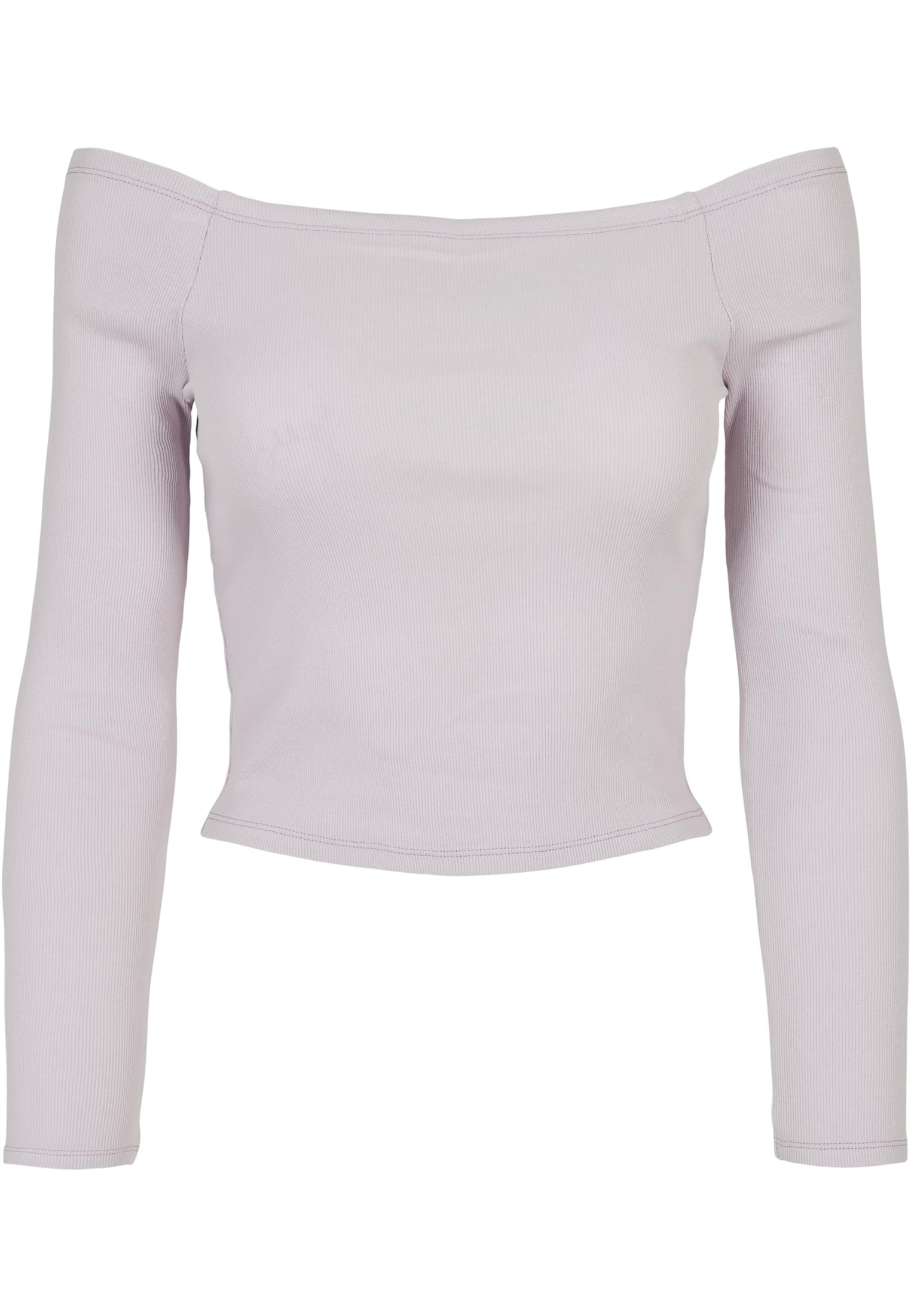 URBAN CLASSICS Langarmshirt »Damen Ladies Off Shoulder Rib Longsleeve«, (1  tlg.) bestellen | BAUR