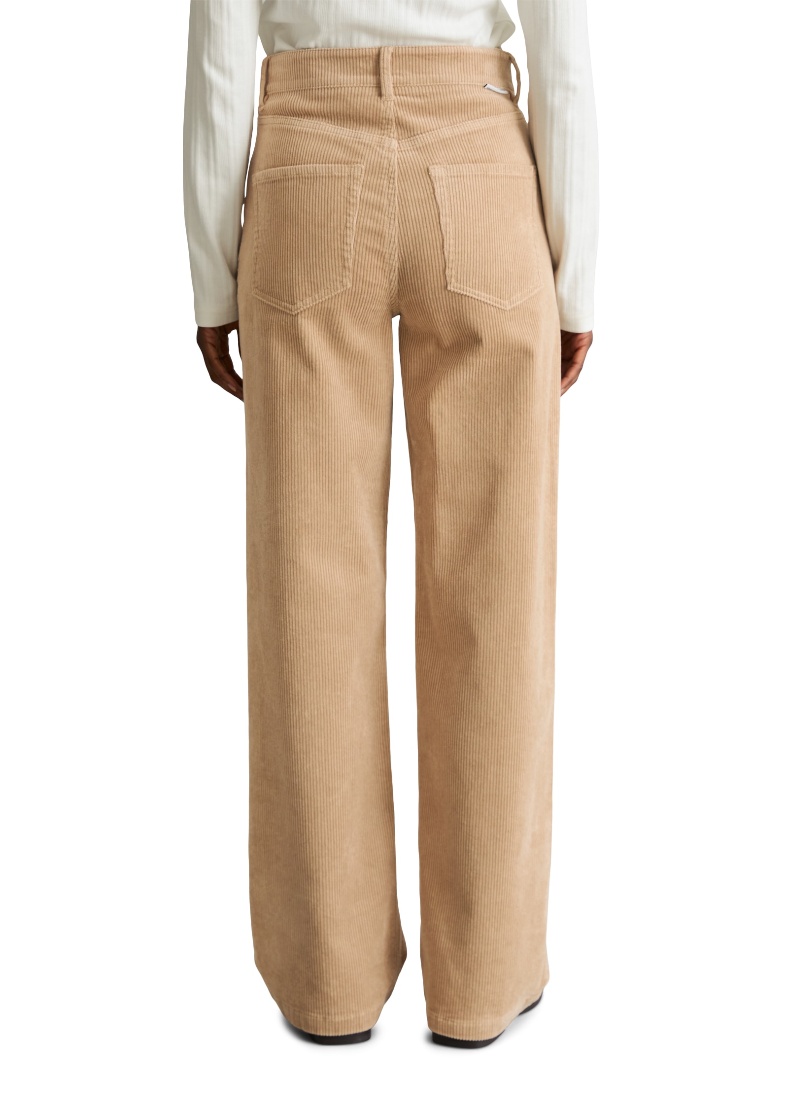 Marc O'Polo DENIM Cordhose  Model Tomma wide aus Organic Cotton Stretch