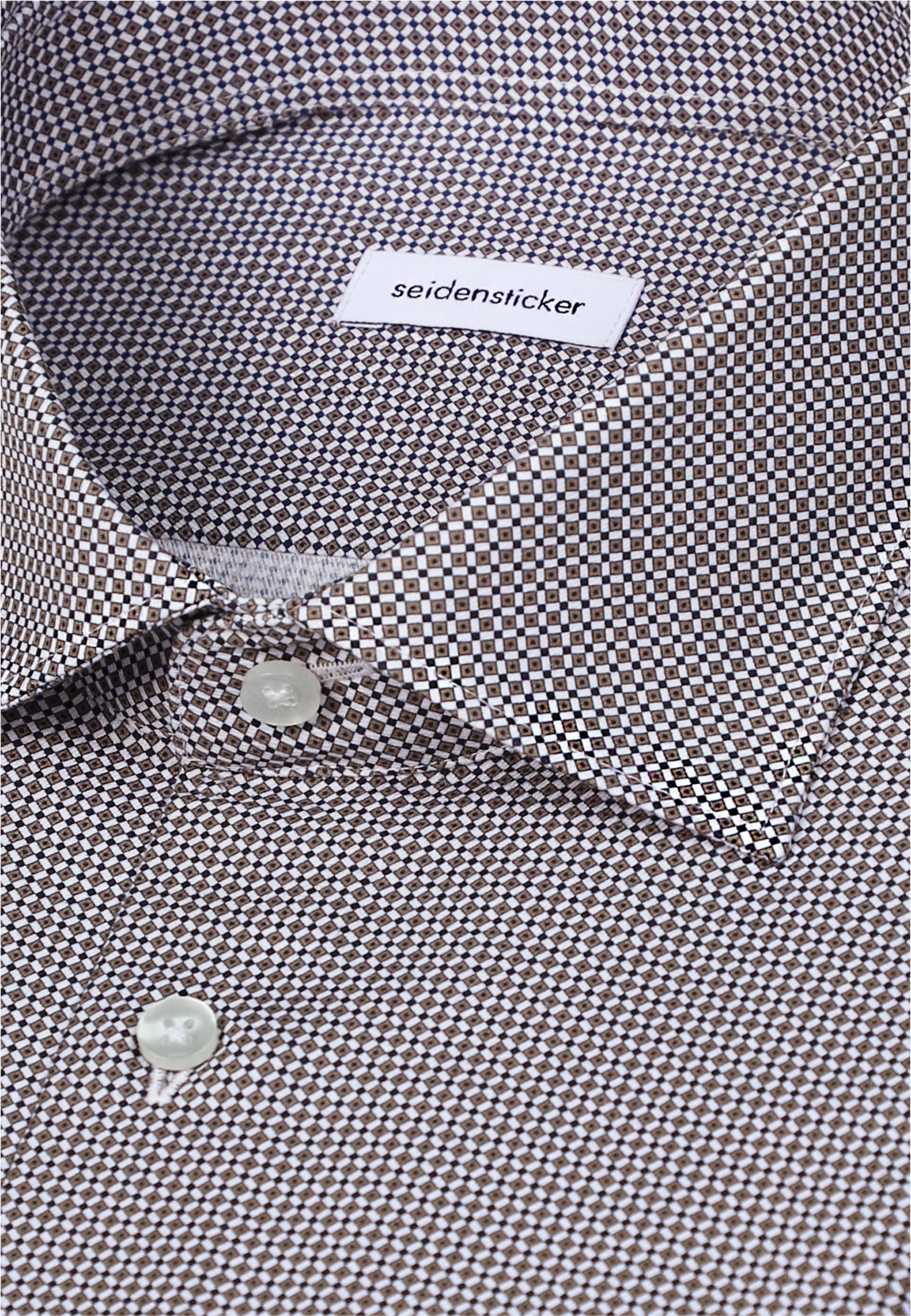 seidensticker Businesshemd »Schwarze Rose« Slim 1/1 Kentkragen Druck