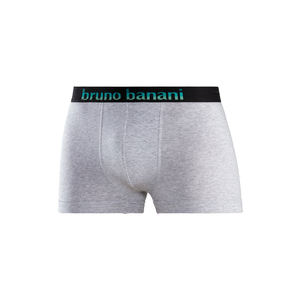 Bruno Banani Boxer, (Packung, 5 St.), mit Streifen Logo Webbund