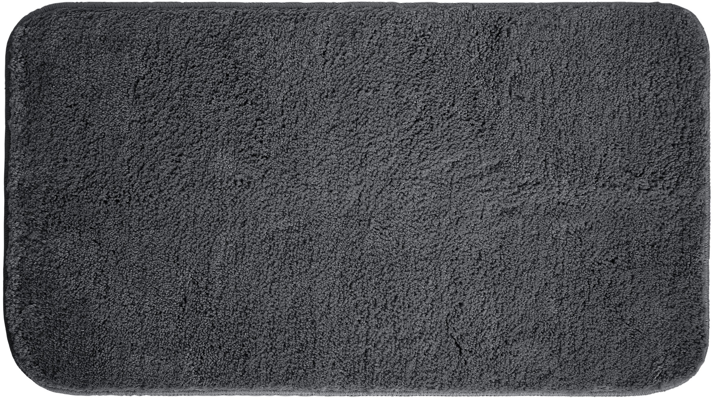 my home Badematte »Inga, Badezimmer Teppich, Badvorleger«, rutschhemmend beschichtet, schnell trocknend-strapazierfähig-fußbodenheizungsgeeignet, Badteppich, unifarben, weich, als halbrund und rechteckig erhältlich