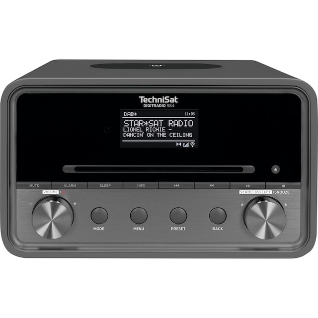 TechniSat Internet-Radio »DIGITRADIO 584 Stereoanlage«, (Bluetooth-WLAN  Digitalradio (DAB+)-UKW mit RDS-Internetradio), CD, Bluetooth, Farbdisplay,  Wireless Charging, Alexa-Sprachsteuerung | BAUR