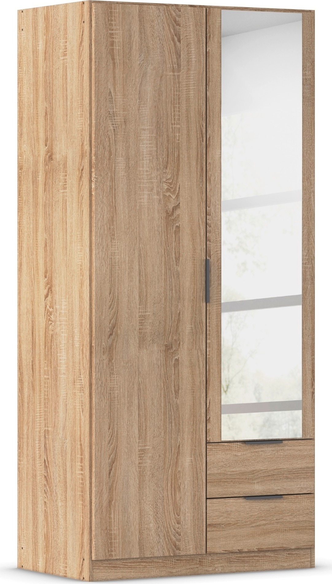 rauch Kleiderschrank "Drehtürenschrank Schrank Garderobe Ankleide Schlafzimmer LAGOA" 3 verschiedene Ausstattungen BASIC/CLASSIC/PREMIUM (inkl. SOFT-CLOSE), geräumige Schubladen, 3 Breiten, optional mit Aufsatz MADE IN GERMANY