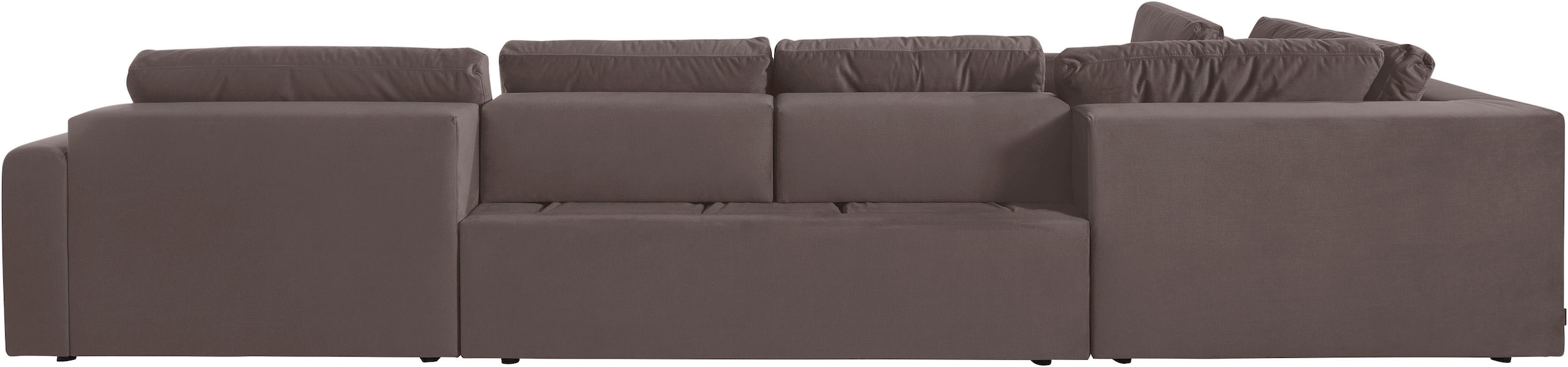 Places of Style Wohnlandschaft »Bloomfield, U-Form«, mit extra tiefer Sitzfläche, wahlweise mit Sitztiefenverstellung