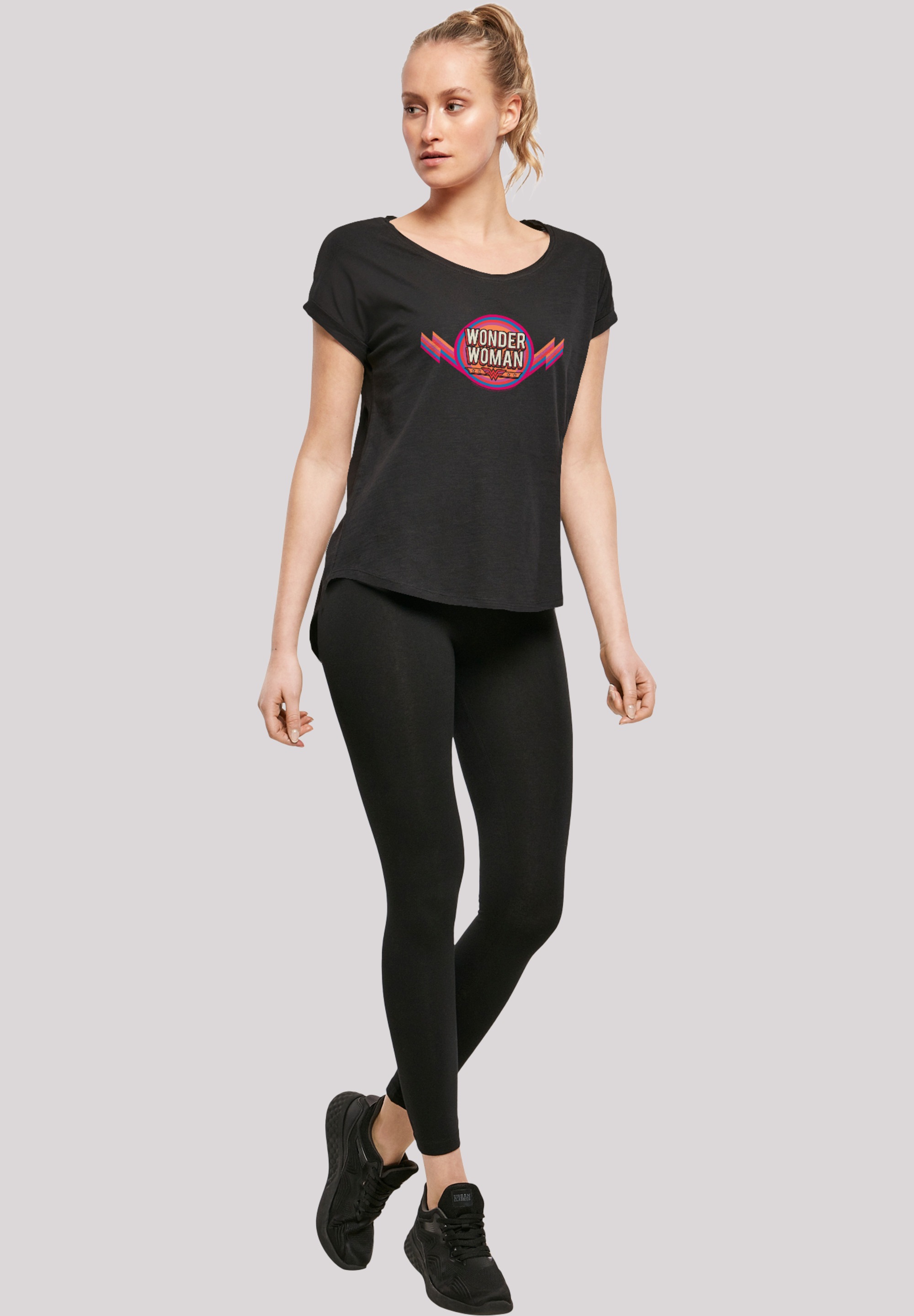 F4NT4STIC T-Shirt »DC Comics Wonder Woman Rainbow Logo«, Print