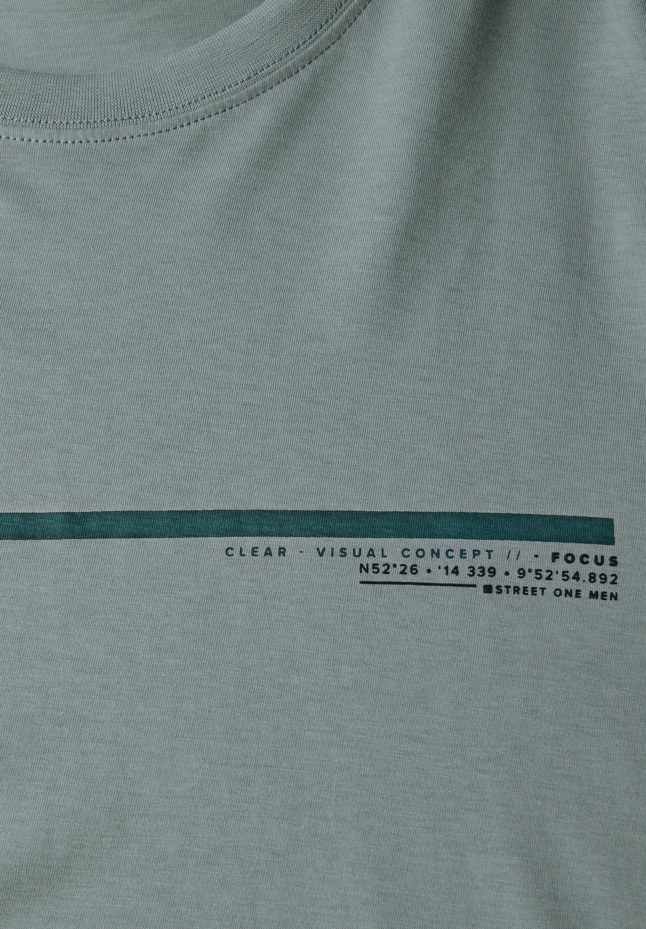STREET ONE MEN T-Shirt, aus reiner Baumwolle
