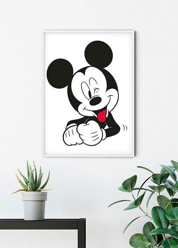 Thumbnail - Komar Bild "Mickey Mouse Funny" Disney 1 Stk. tlg. Wandbild zur Dekoration im Kinderzimmer - ohne Rahmen