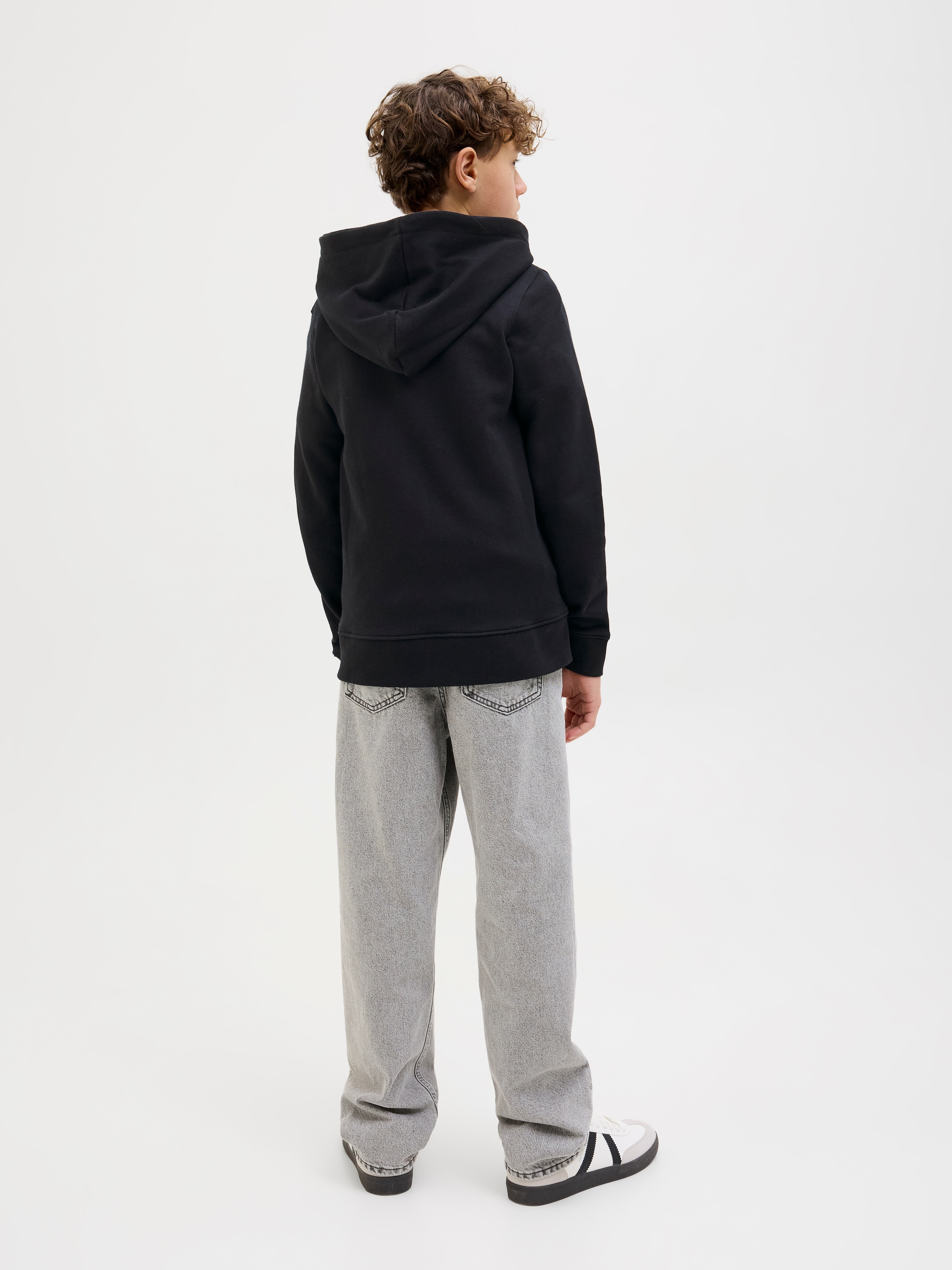 Jack & Jones Junior Kapuzensweatjacke »JJBEAU SWEAT ZIP HOOD JNR«, mit kleinem Brust-Logo-Motiv