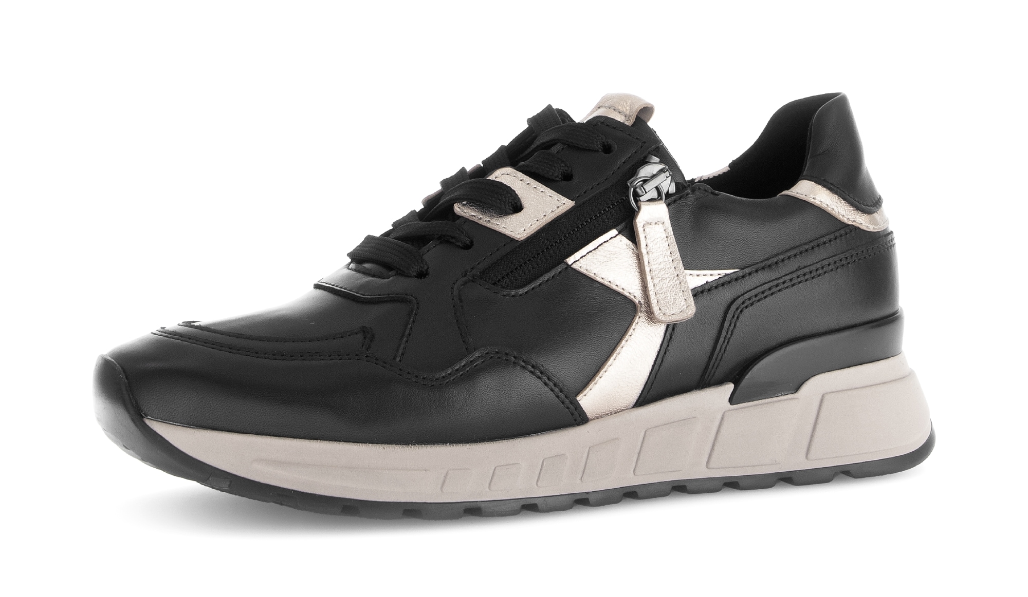 Gabor Keilsneaker "DAVOS", Schnürschuh, Halbschuh, mit OPTIFIT-Wechselfußbe günstig online kaufen