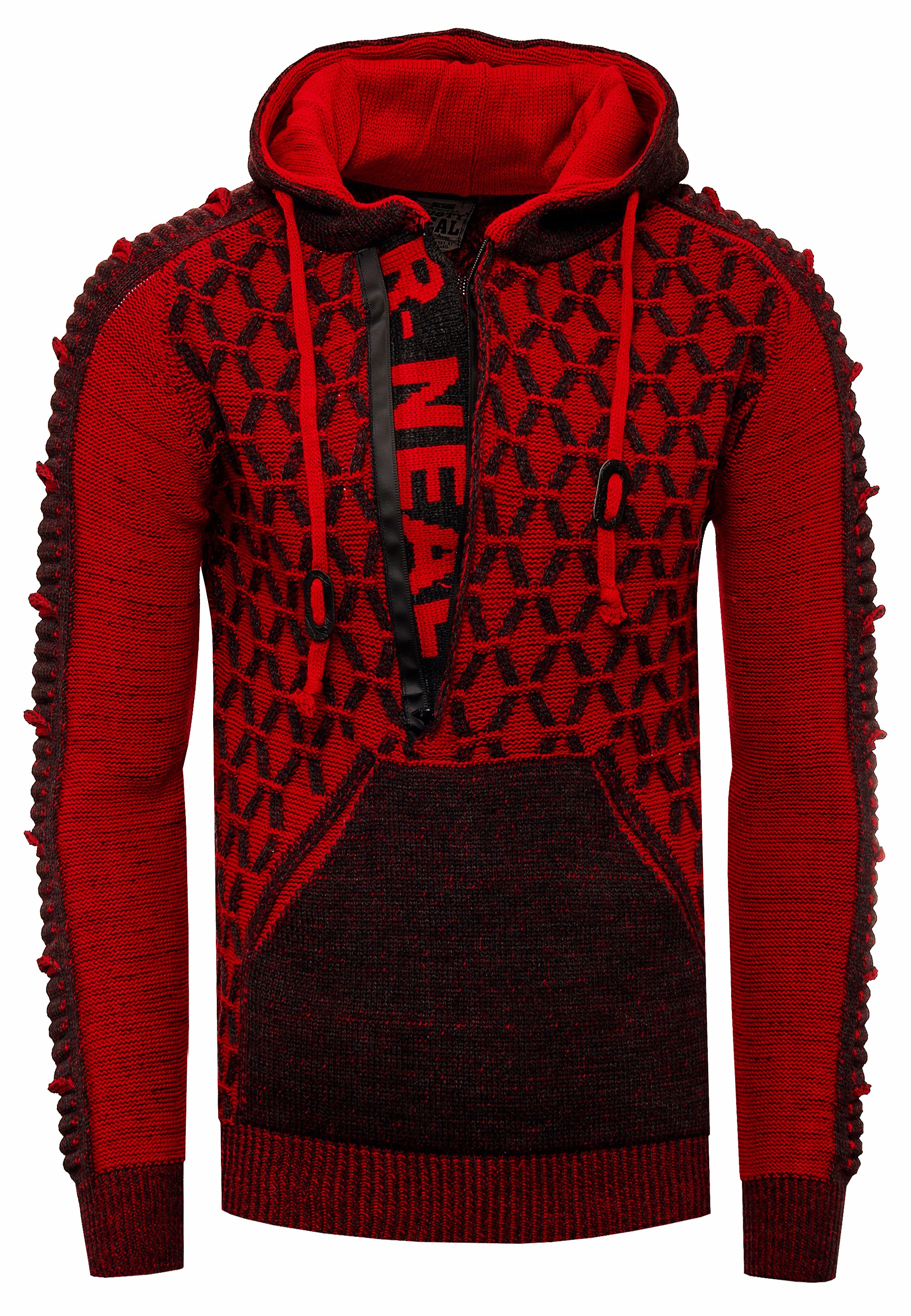 Rusty Neal Kapuzensweatshirt, in ausgefallenem Design