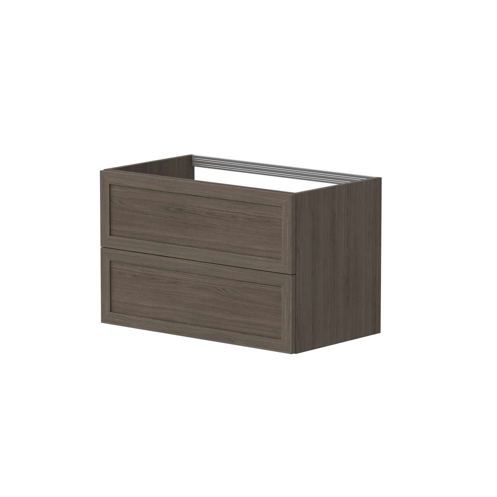 welltime Waschtisch »Rustic«, mit Soft-Close-Funktion, Breite 81,5 cm, Eichenfurnier