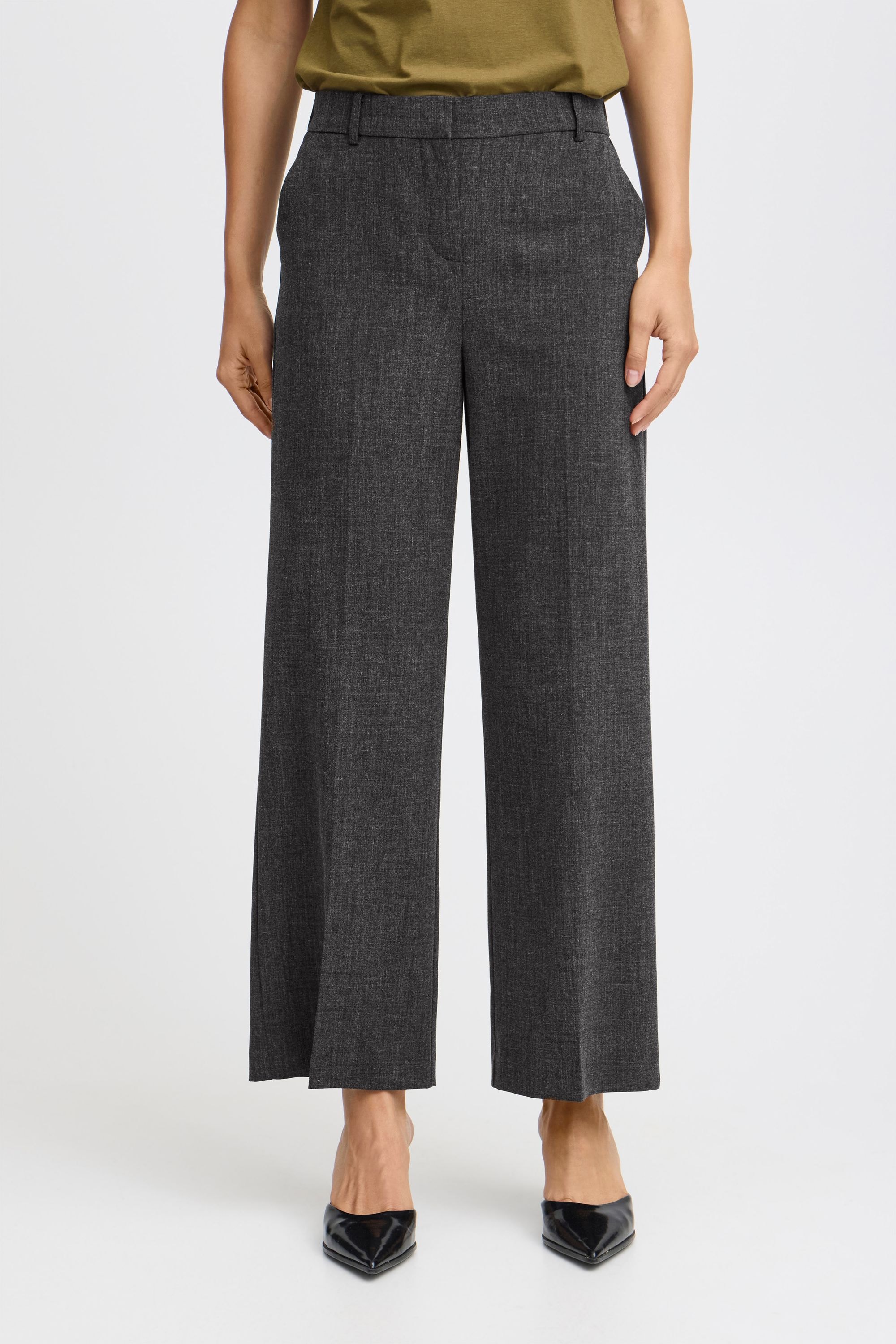 b.young Stoffhose »Stoffhose BYDANTA WIDE LEG PANTS 2 CROPPED«