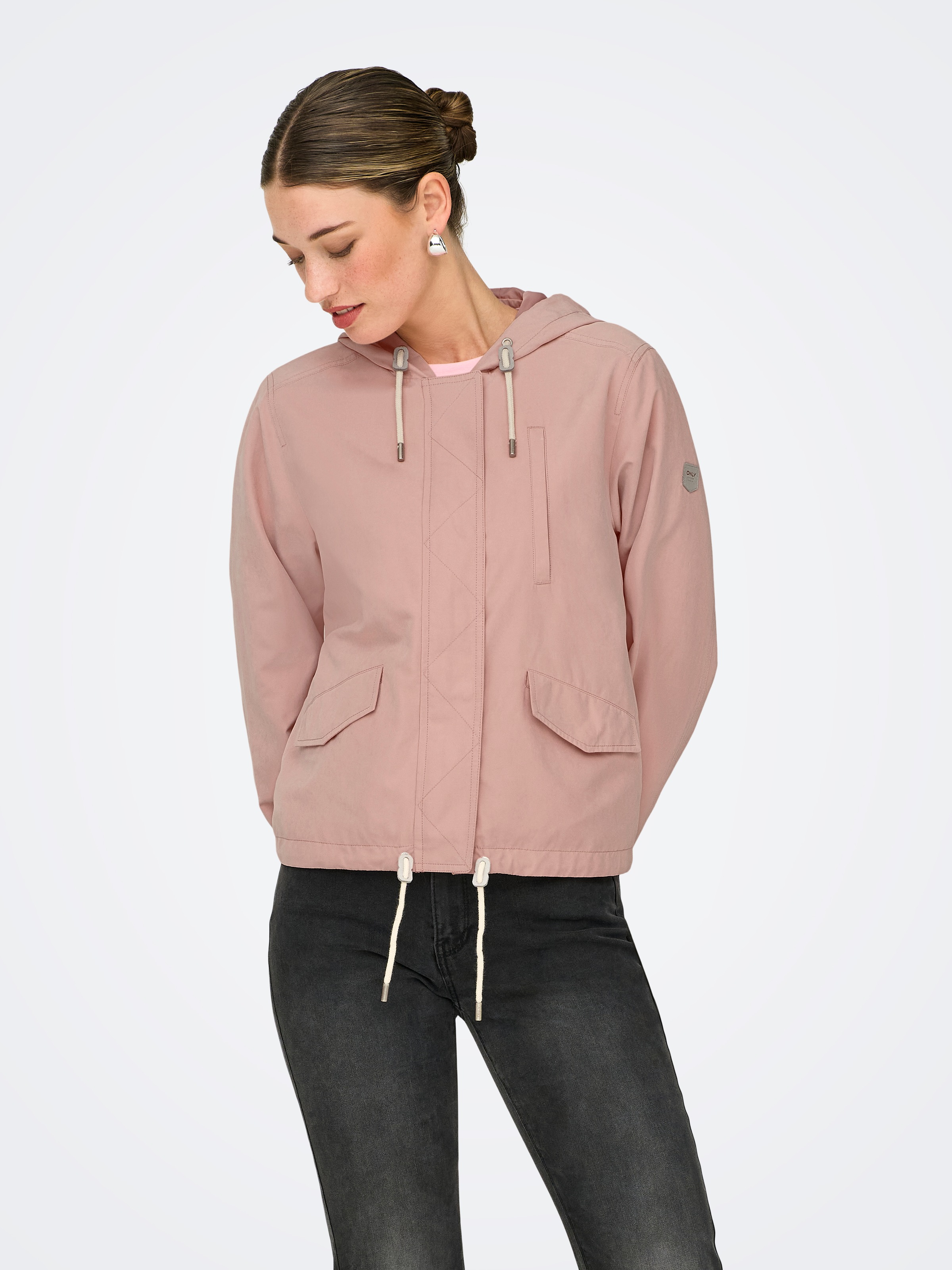 ONLY Parka »ONLSKYLAR HOOD SPRING JACKET CC OTW« mit Kapuze mit
