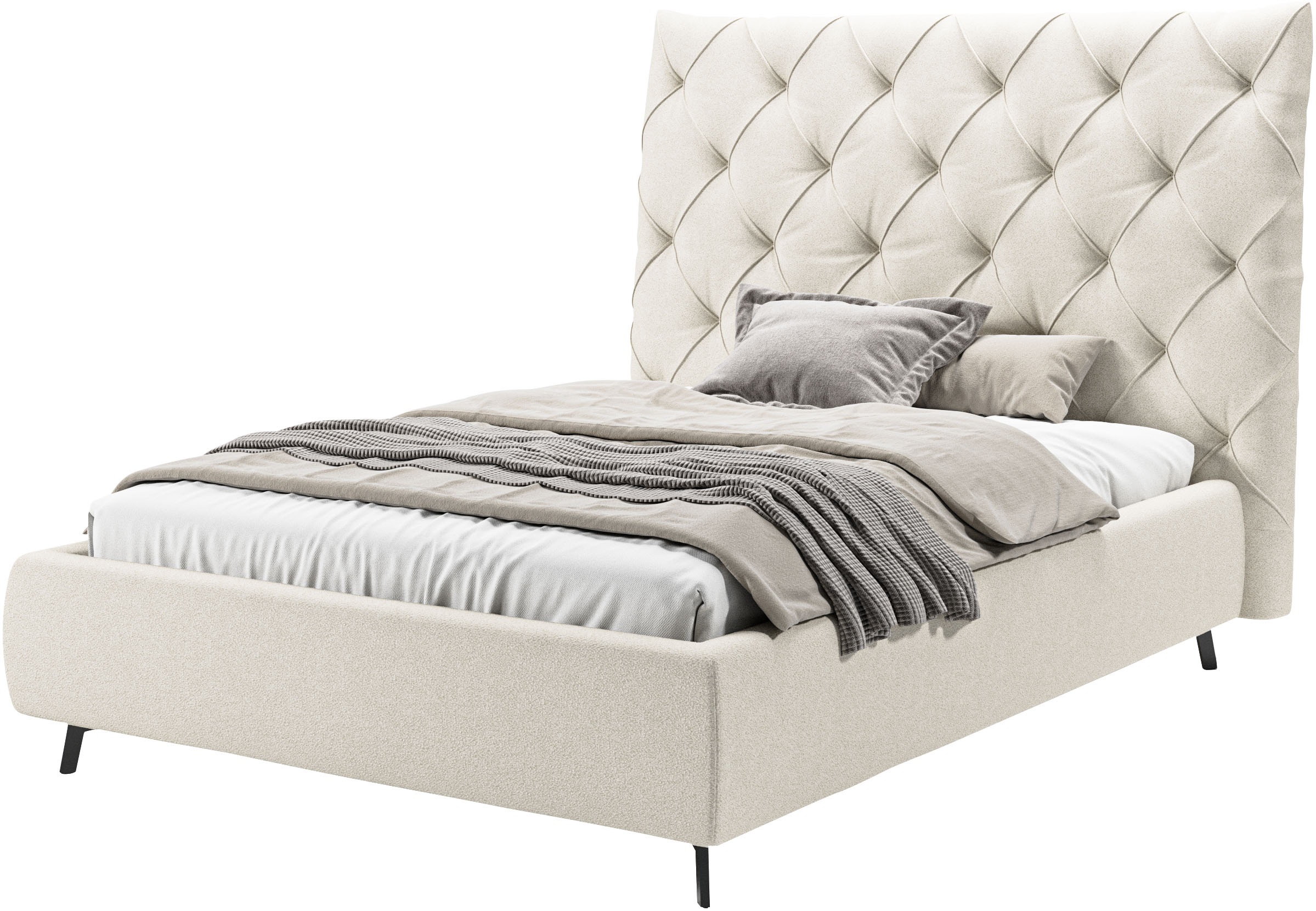 Home affaire Polsterbett "Maxime, in 4 Breiten bis 200cm, auch in Leder" Ko günstig online kaufen