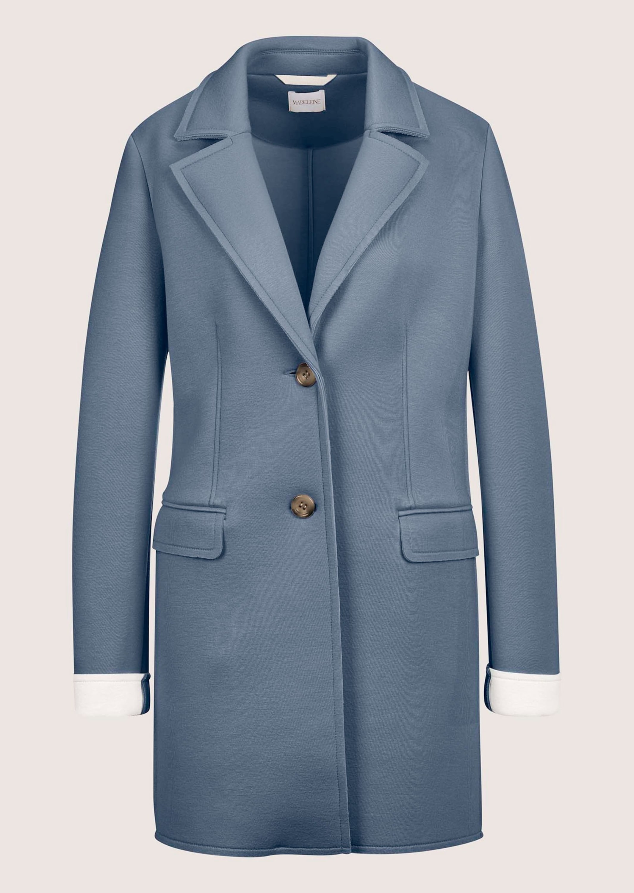 MADELEINE Kurzjacke "Longjacke Modische Longjacke aus Baumwollmix"