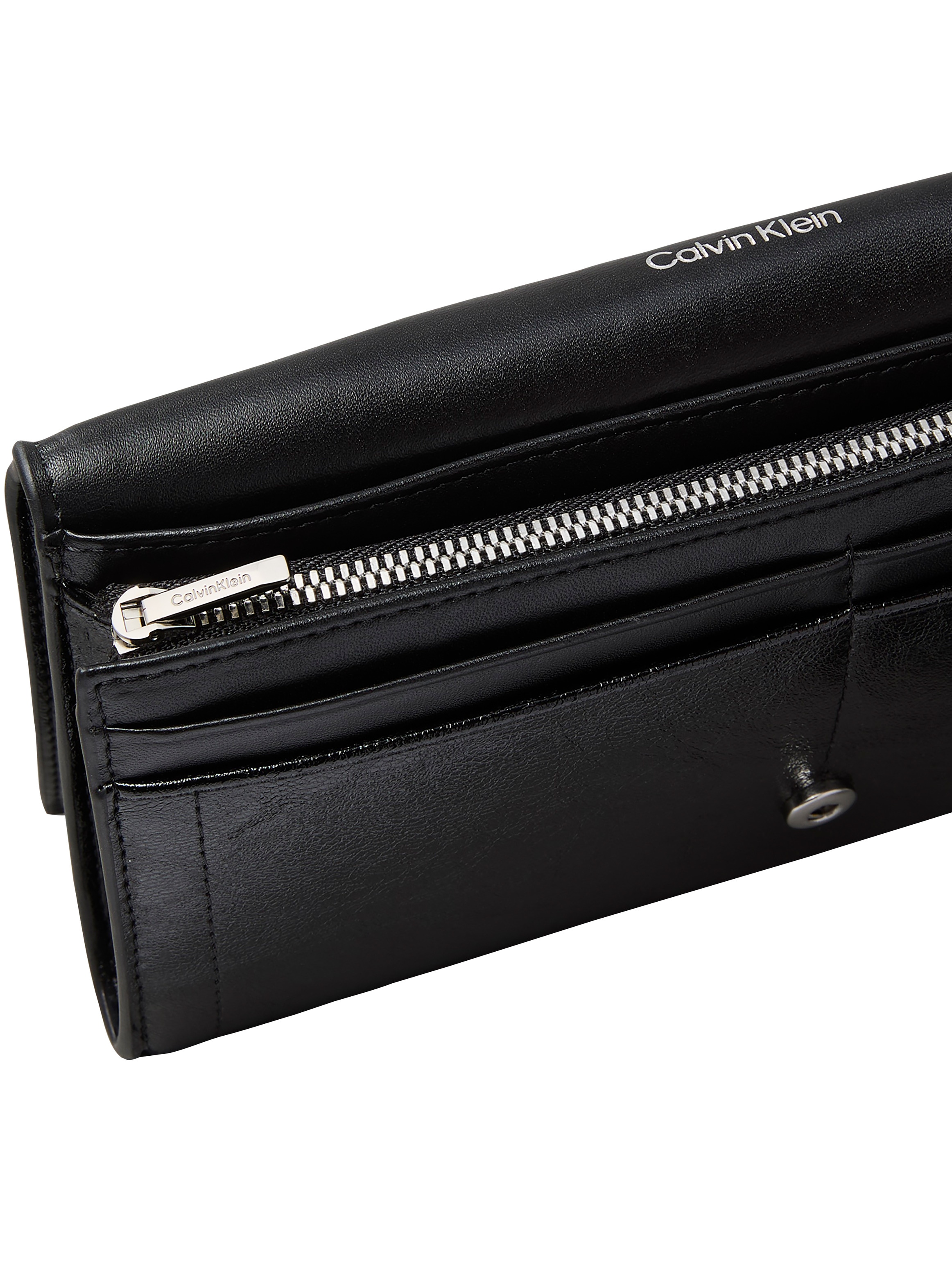 Calvin Klein Geldbörse »EMBLEM HW LONG BIFOLD« Geldbeutel, Portemonnaie, Money Pocket mit CK Schriftzug