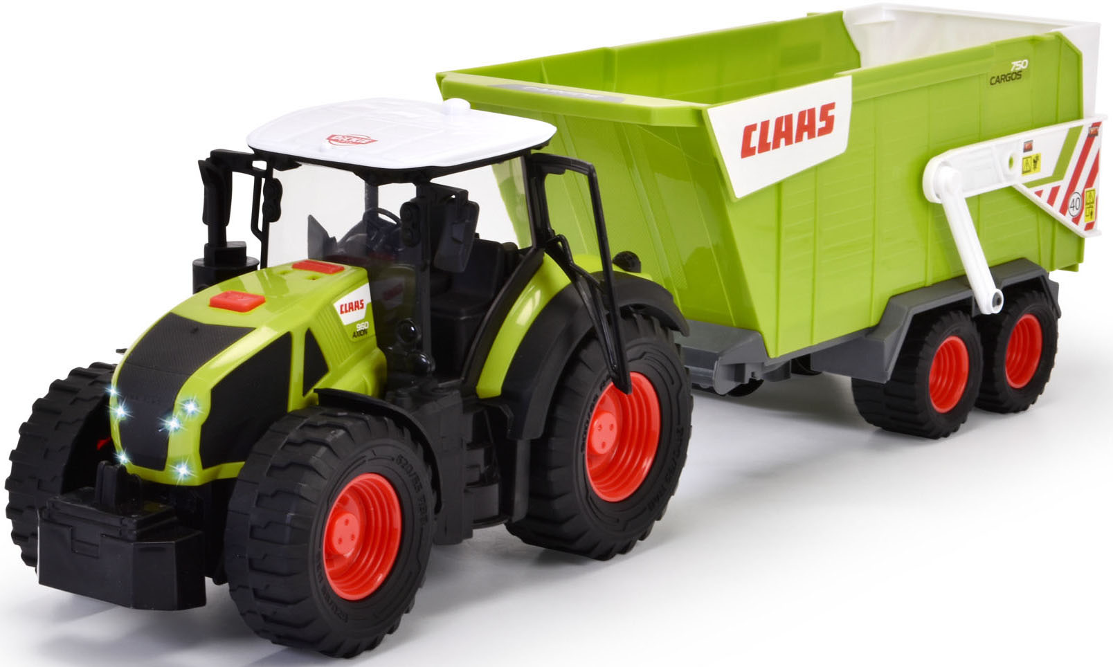 Spielzeug-Traktor »CLAAS mit Anhänger«, mit Licht und Sound